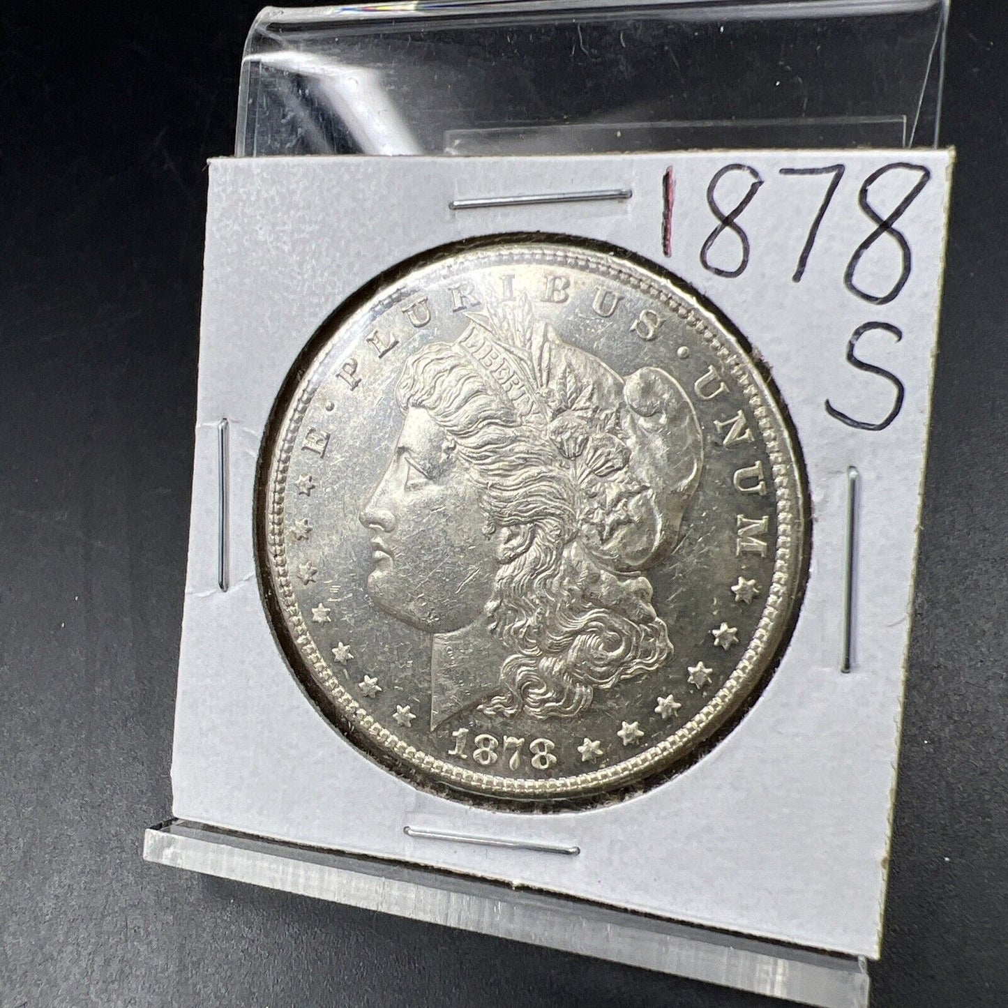 1878 S $1 Morgan Silver Dollar Coin BU UNC Uncirculated San Francisco Mint #A