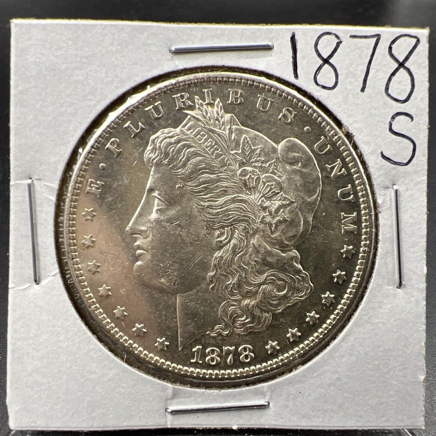 1878 S $1 Morgan Silver Dollar Coin BU UNC Uncirculated San Francisco Mint #A