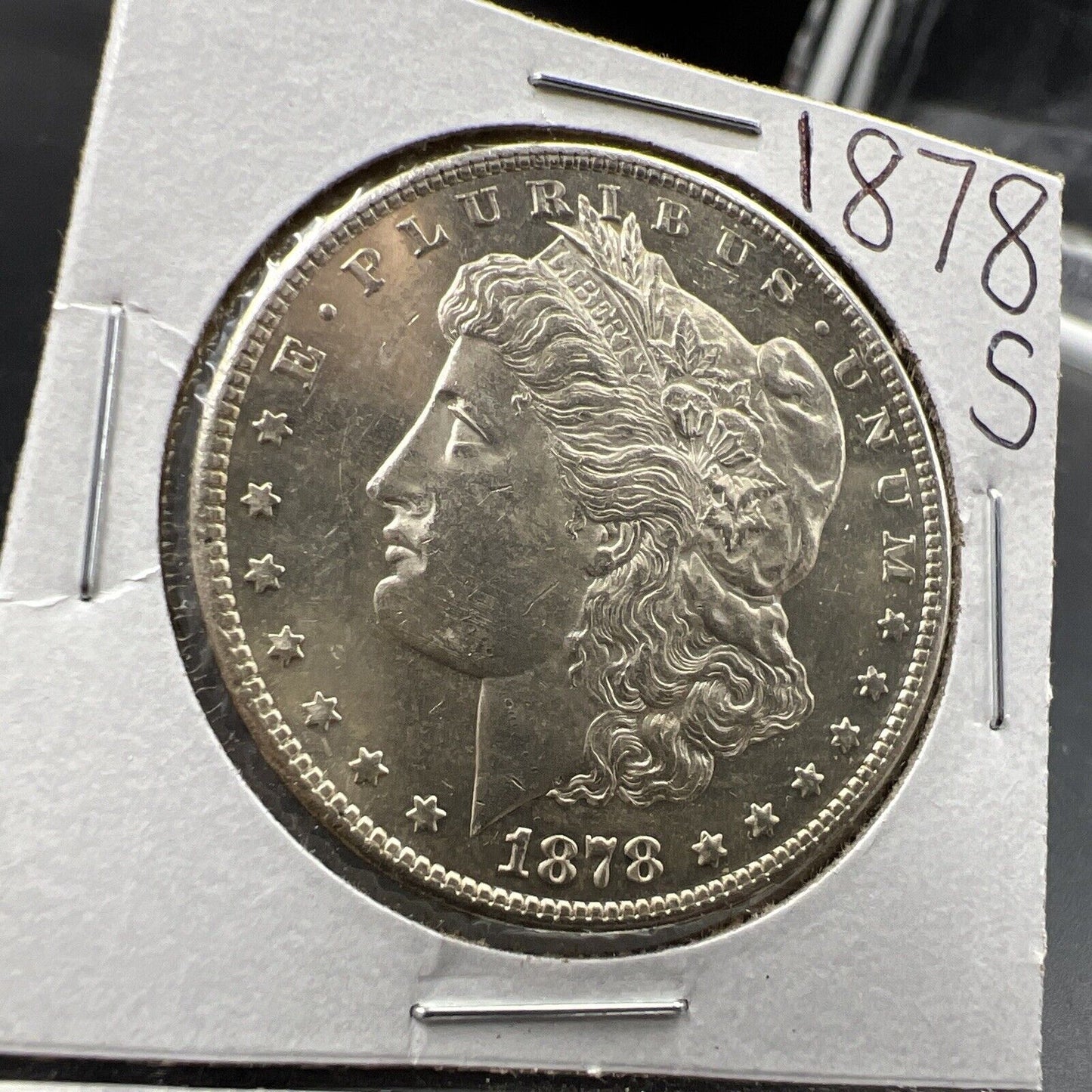 1878 S $1 Morgan Silver Dollar Coin BU UNC Uncirculated San Francisco Mint #A