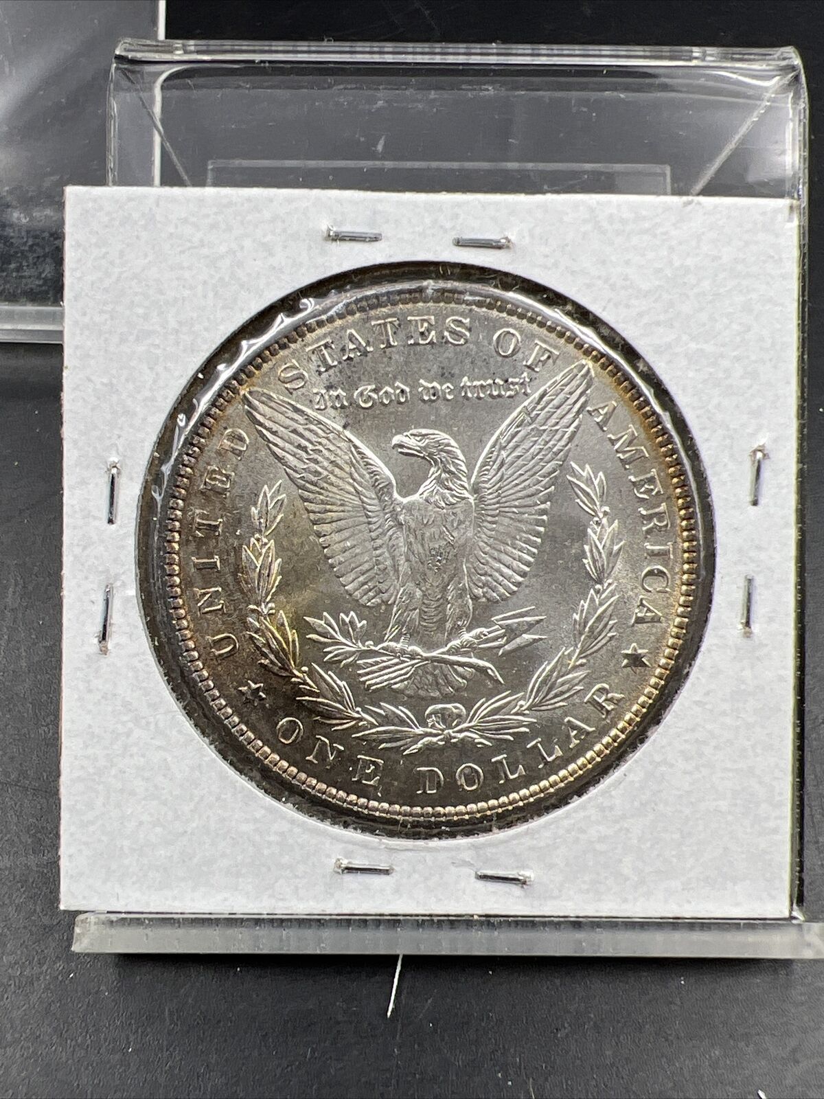 1886 P $1 Morgan Silver Dollar Coin Nice Toning Toner BU UNC