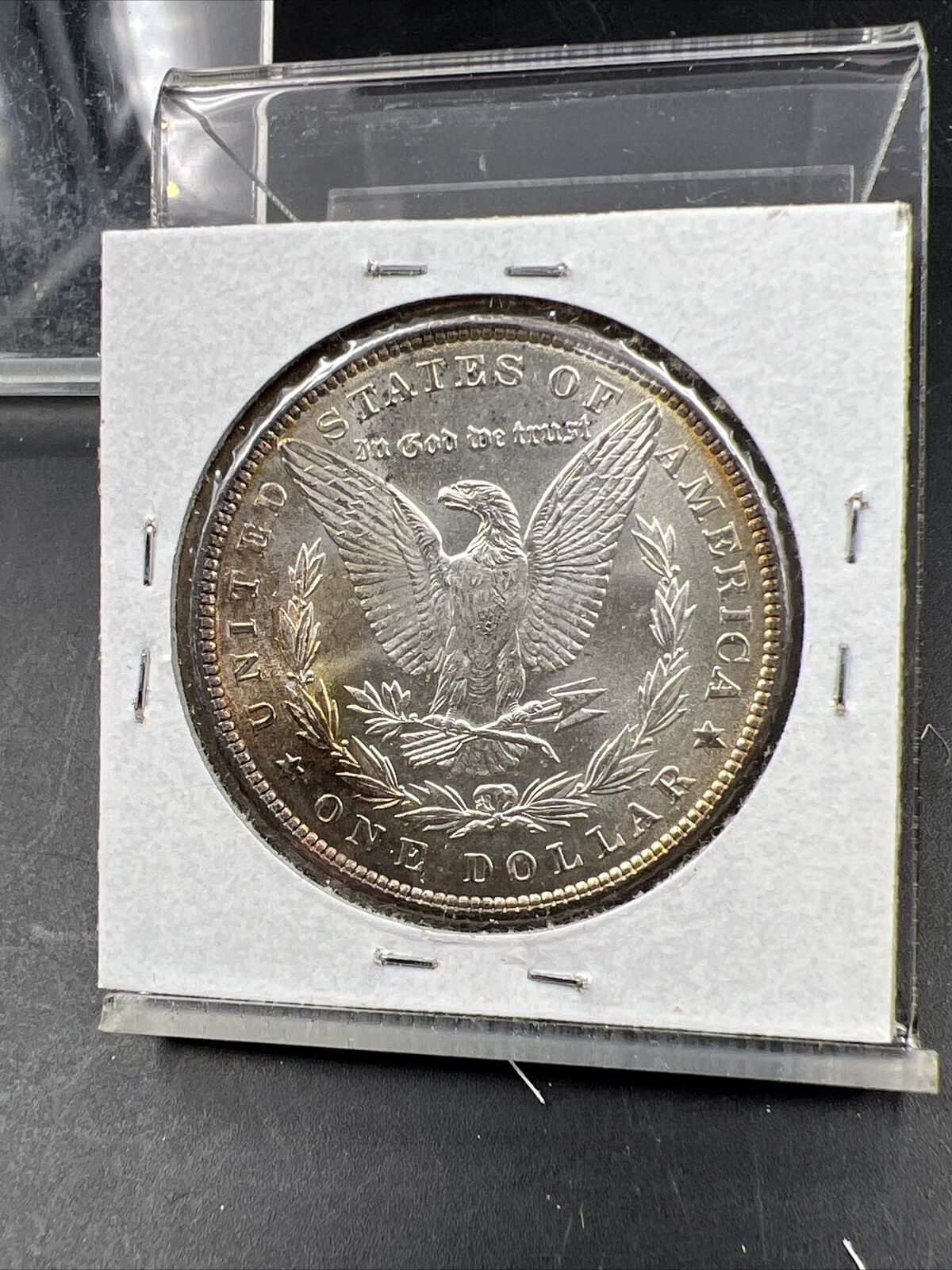 1886 P $1 Morgan Silver Dollar Coin Nice Toning Toner BU UNC