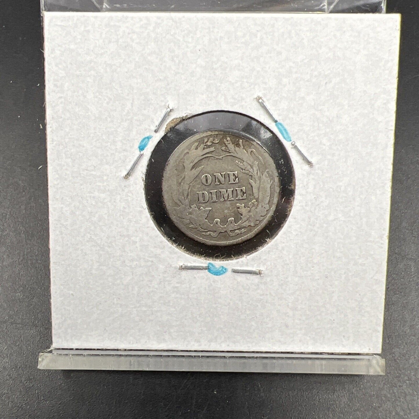 1907 P 10c Barber Silver Dime Coin VG Very Good Neat Toning Toner