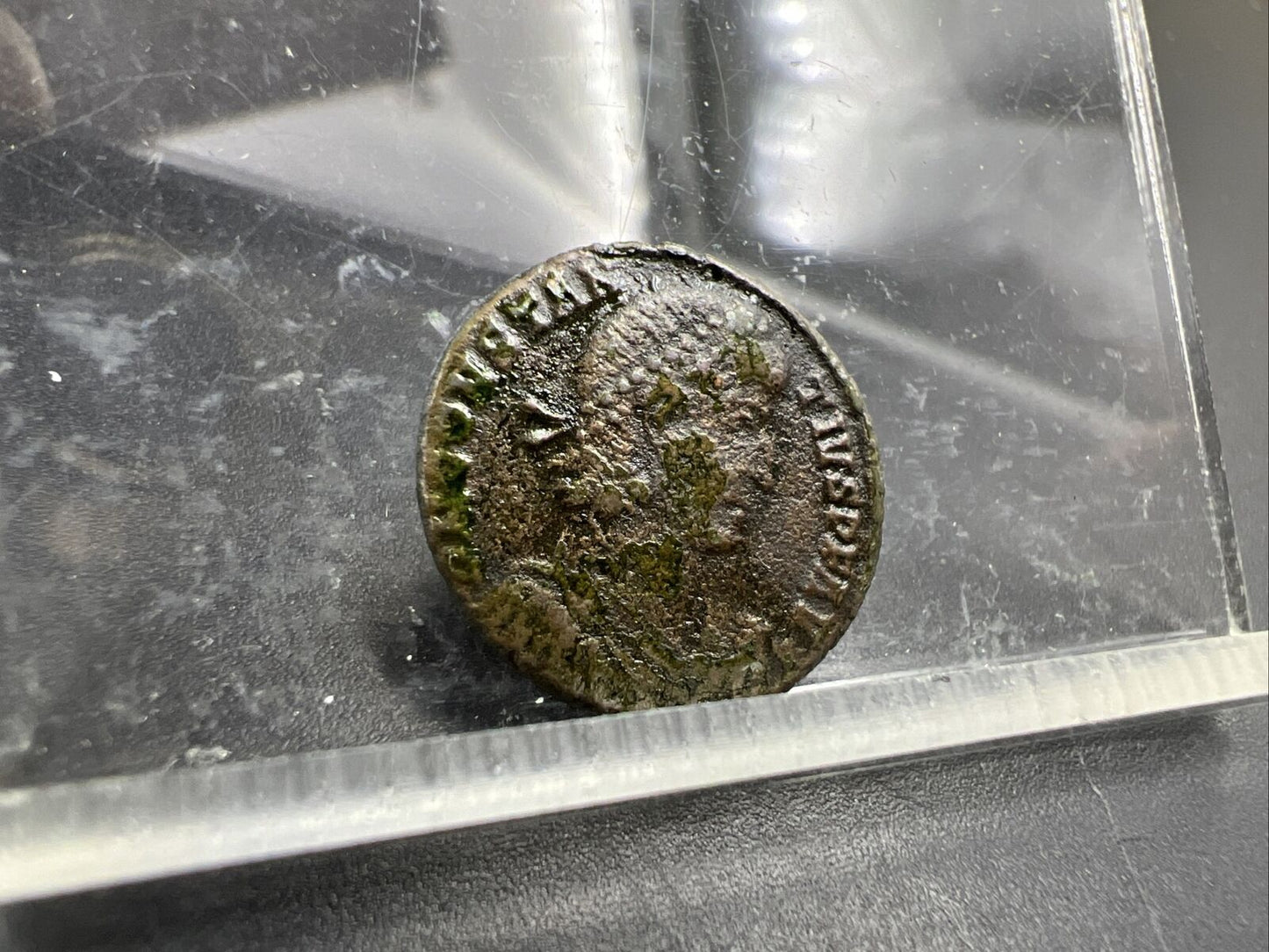 Constantine II AE3 Ancient Roman Coin c. 348-350 BC VG SKU#6246V Constantinople