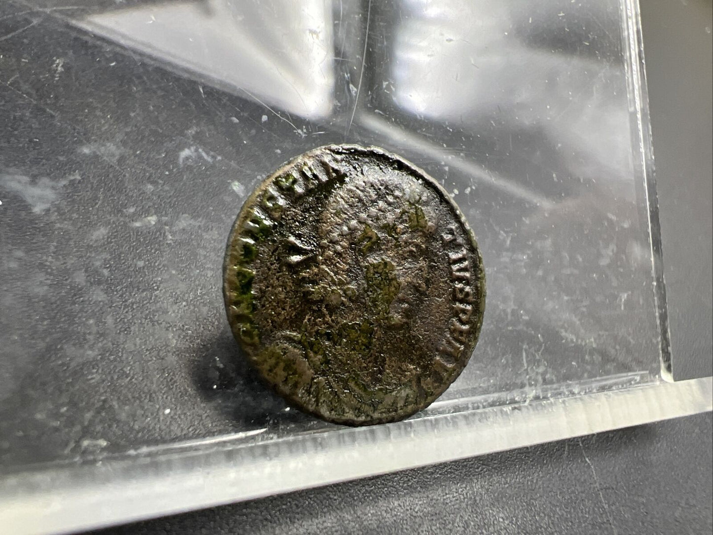 Constantine II AE3 Ancient Roman Coin c. 348-350 BC VG SKU#6246V Constantinople
