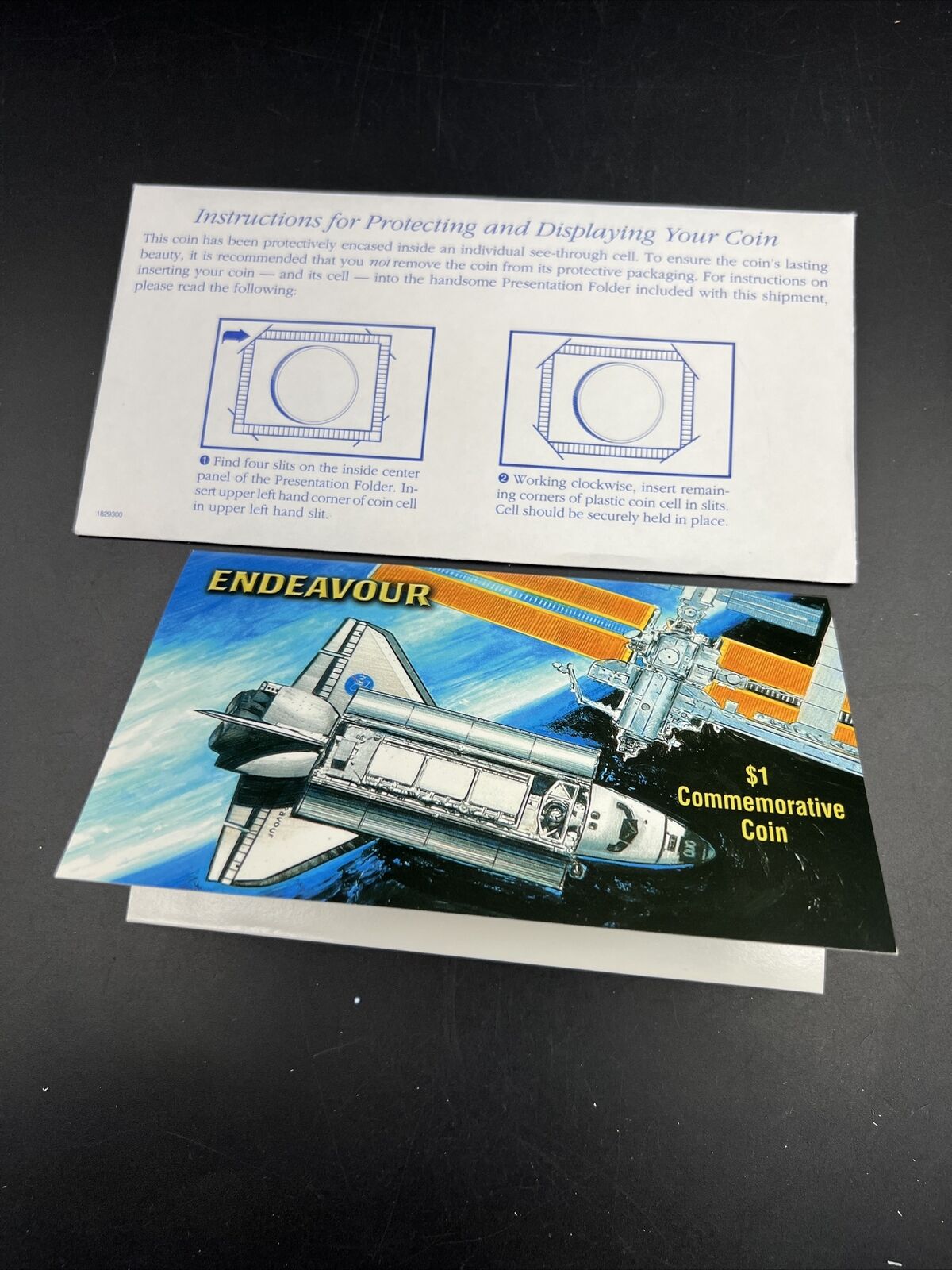 2005 Space Shuttle Endeavour Cook Islands 1 One Dollar Bronze Coin Proof Like