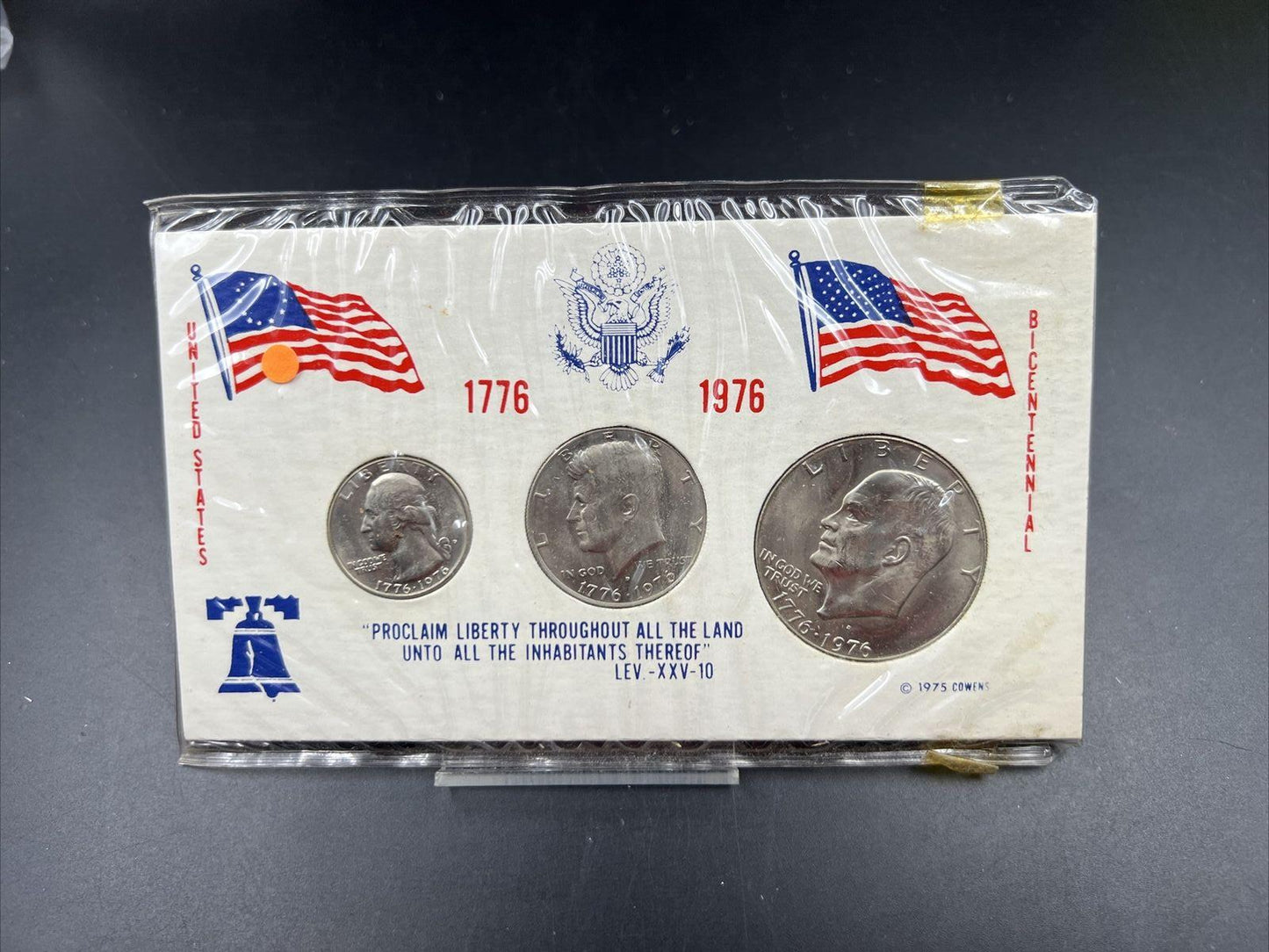 1976 Bicentennial U.S. Coins JFK Half IKE Dollar Quarter 3-Coin Uncirculated Set