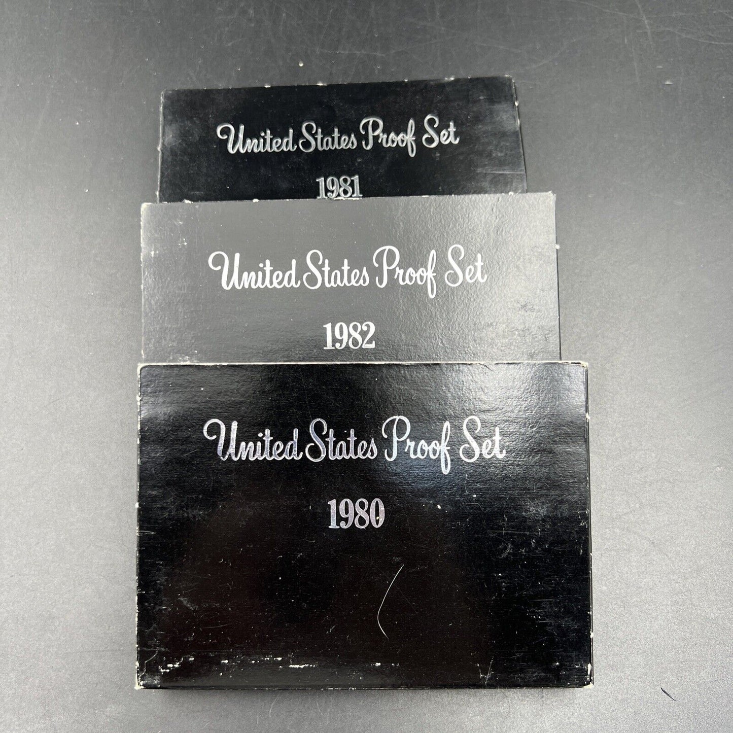 3 Set US OGP Clad Proof Set Lot Collection 1980 - 1982 S - 3 Total sets 17 Coins