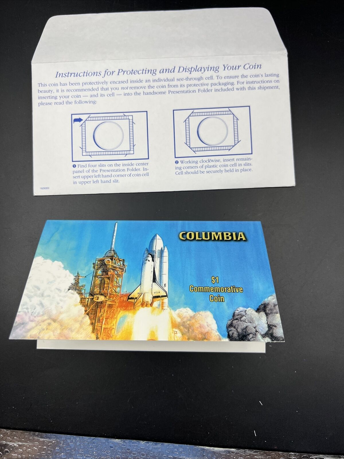 2005 Space Shuttle Columbia Cook Islands 1 One Dollar Bronze Coin Proof Like