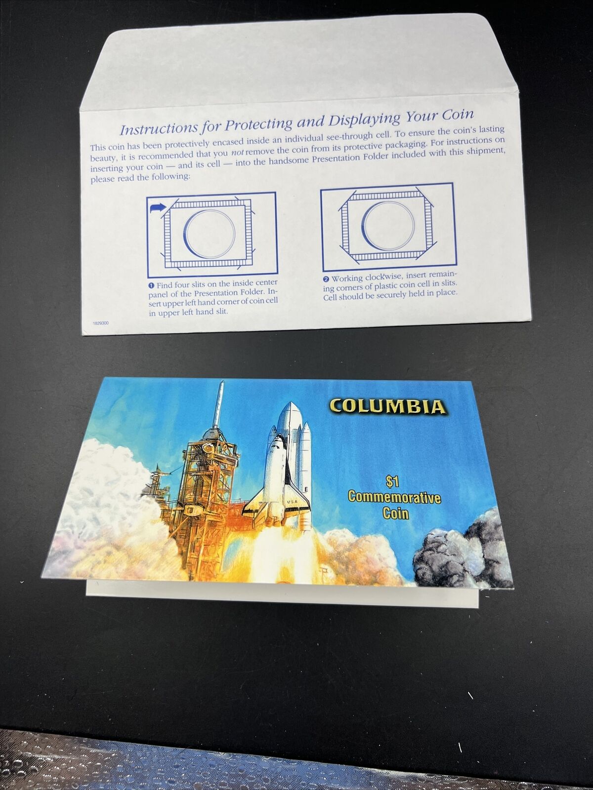 2005 Space Shuttle Columbia Cook Islands 1 One Dollar Bronze Coin Proof Like