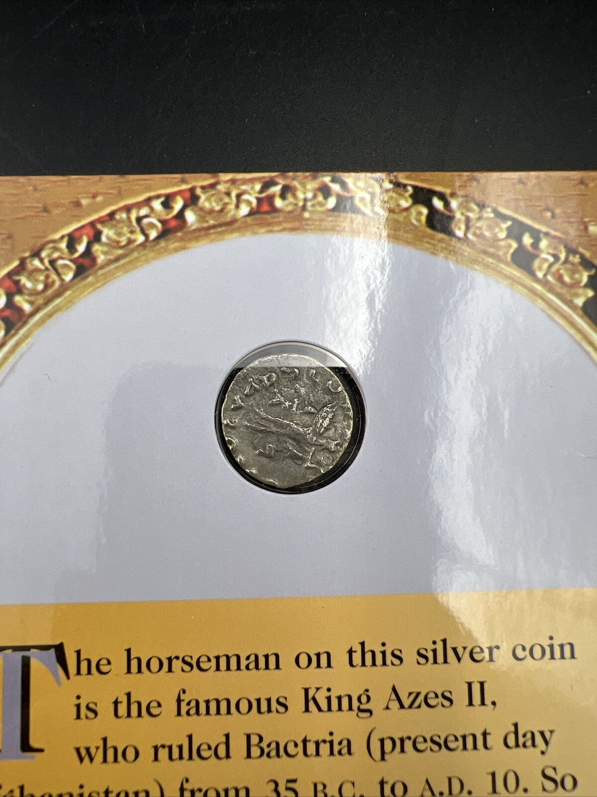 1 Drachm - Azes II - Indo-Scythian Kingdom 58 BC - 12 BC Coins of Wise Men CH VF
