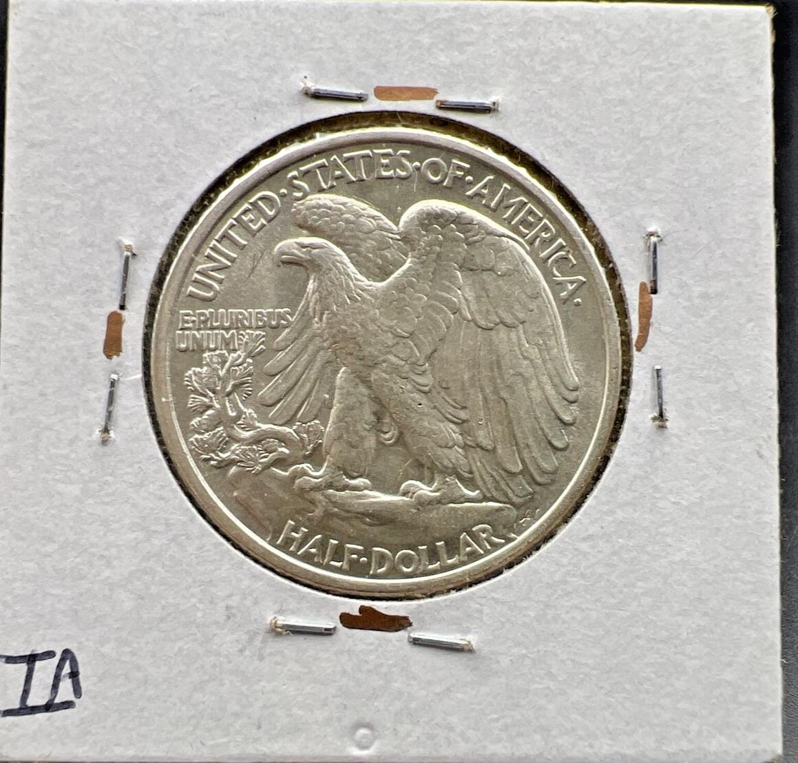1937 P 50C Walking Liberty Half Dollar Choice / GEM BU UNC Uncirculated