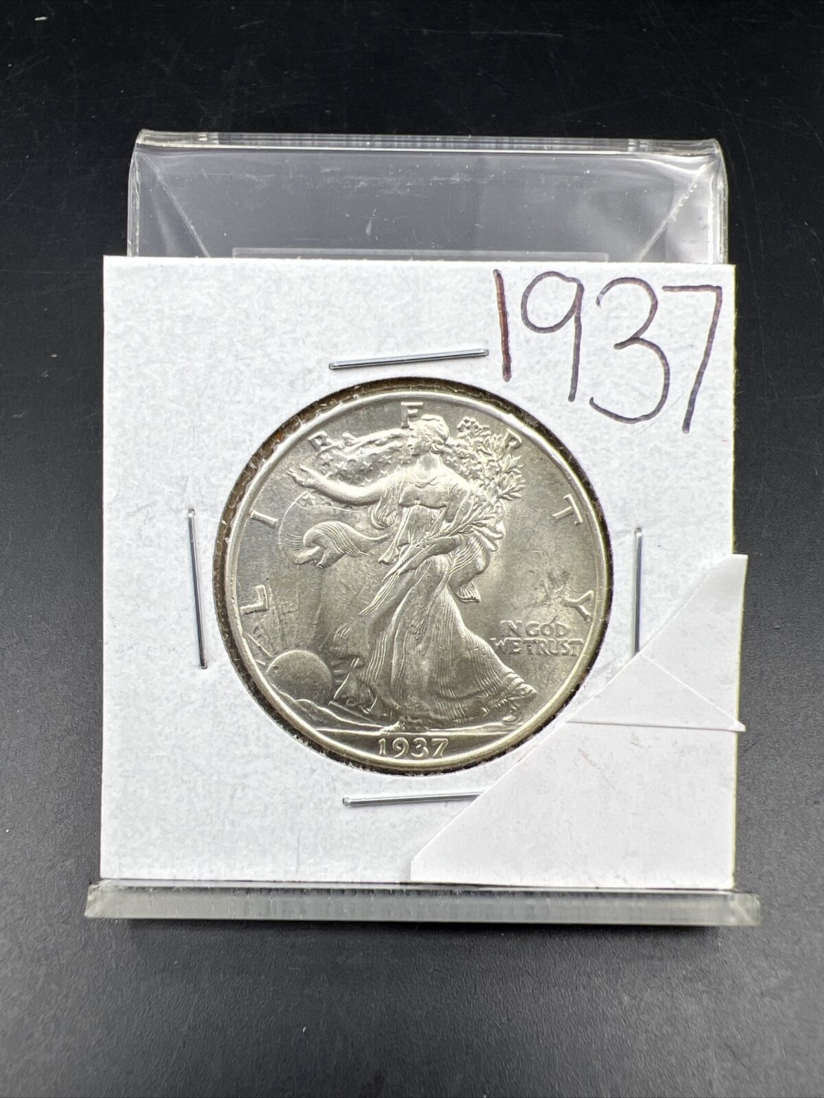 1937 P 50C Walking Liberty Half Dollar Choice / GEM BU UNC Uncirculated