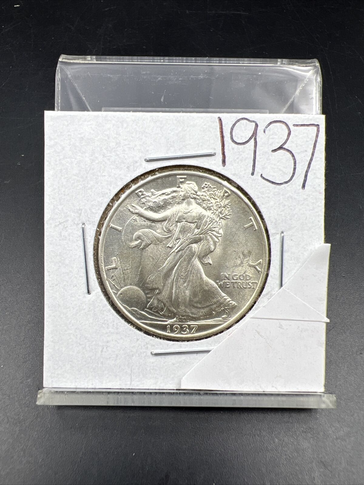 1937 P 50C Walking Liberty Half Dollar Choice / GEM BU UNC Uncirculated
