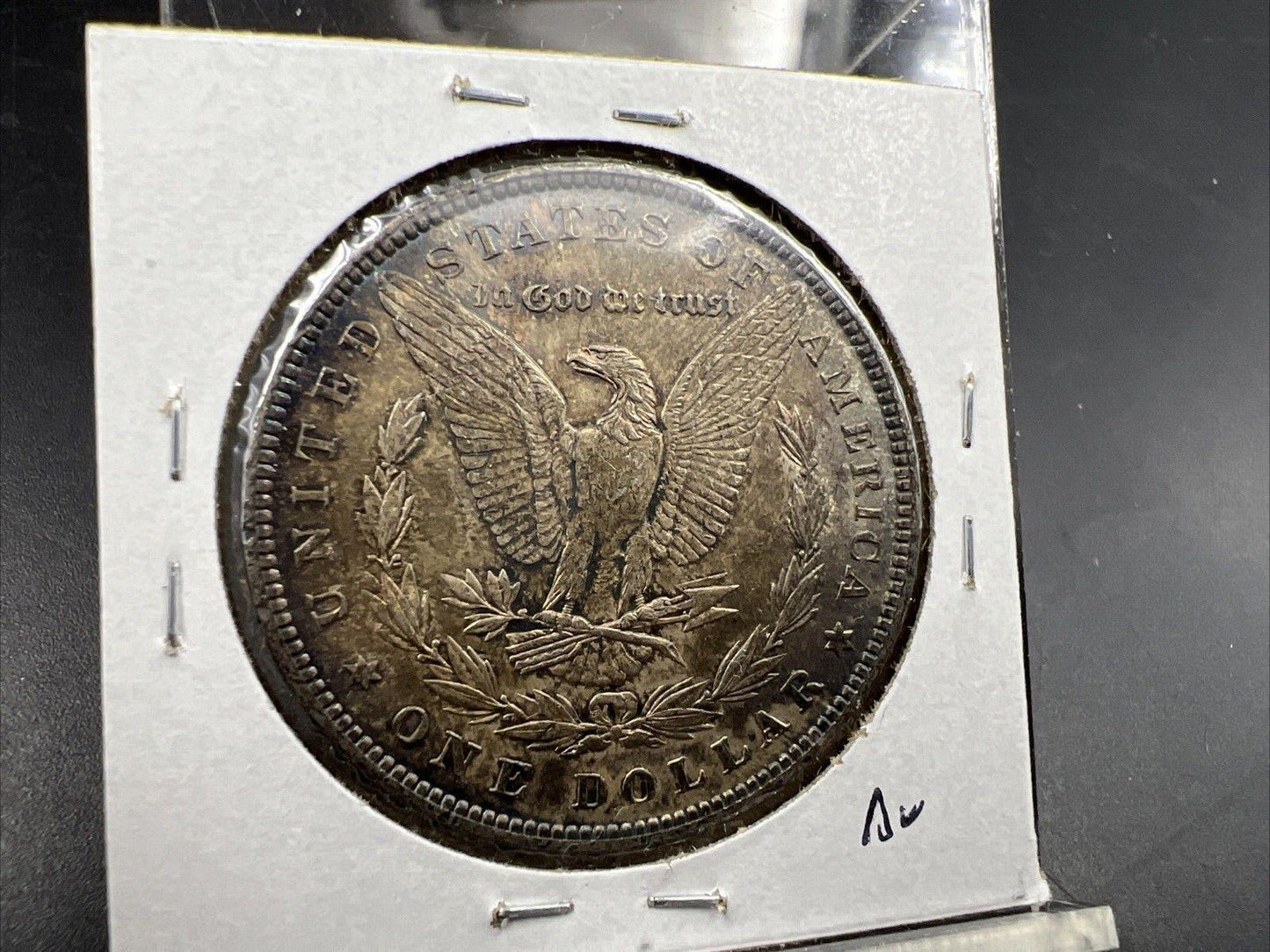 1881 P $1 Morgan silver Dollar Coin Choice AU About UNC Nice Circ Toning Toner