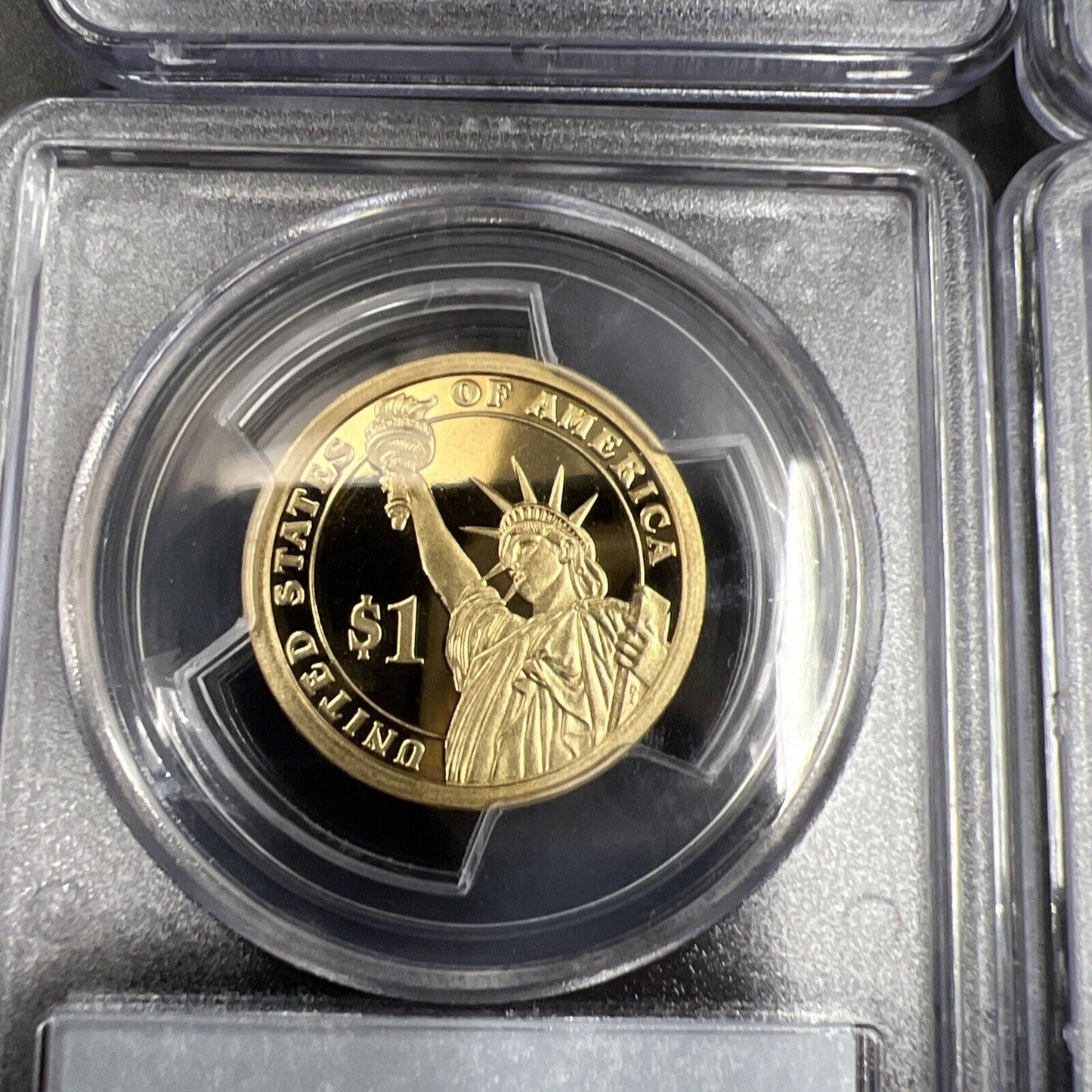 4 Coin Presidential PCGS Proof Set 2008 S Adams Jackson Monroe Van Buren PR69