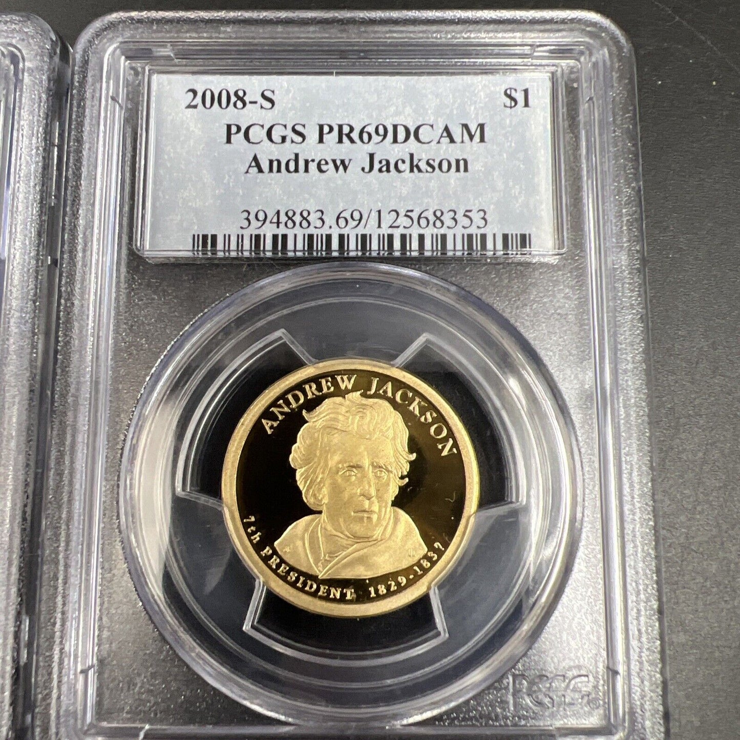 4 Coin Presidential PCGS Proof Set 2008 S Adams Jackson Monroe Van Buren PR69