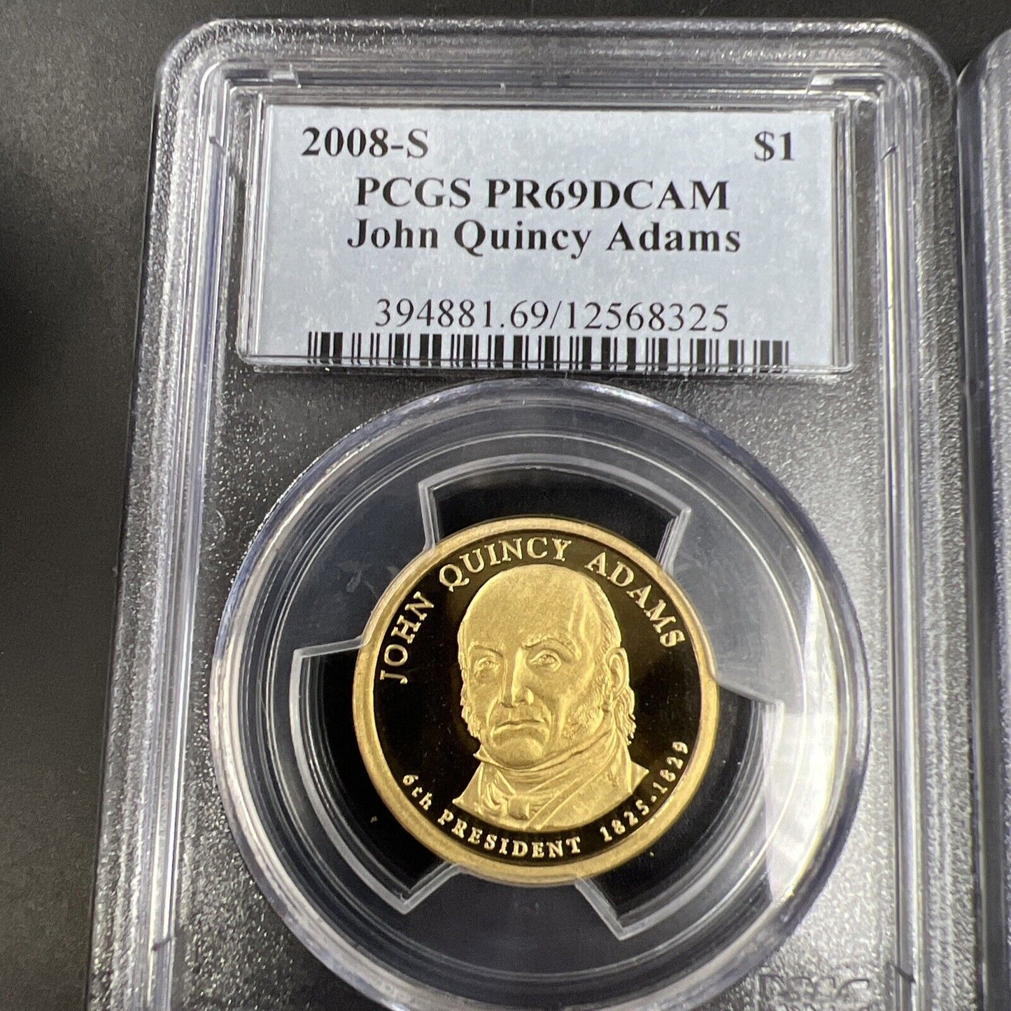 4 Coin Presidential PCGS Proof Set 2008 S Adams Jackson Monroe Van Buren PR69
