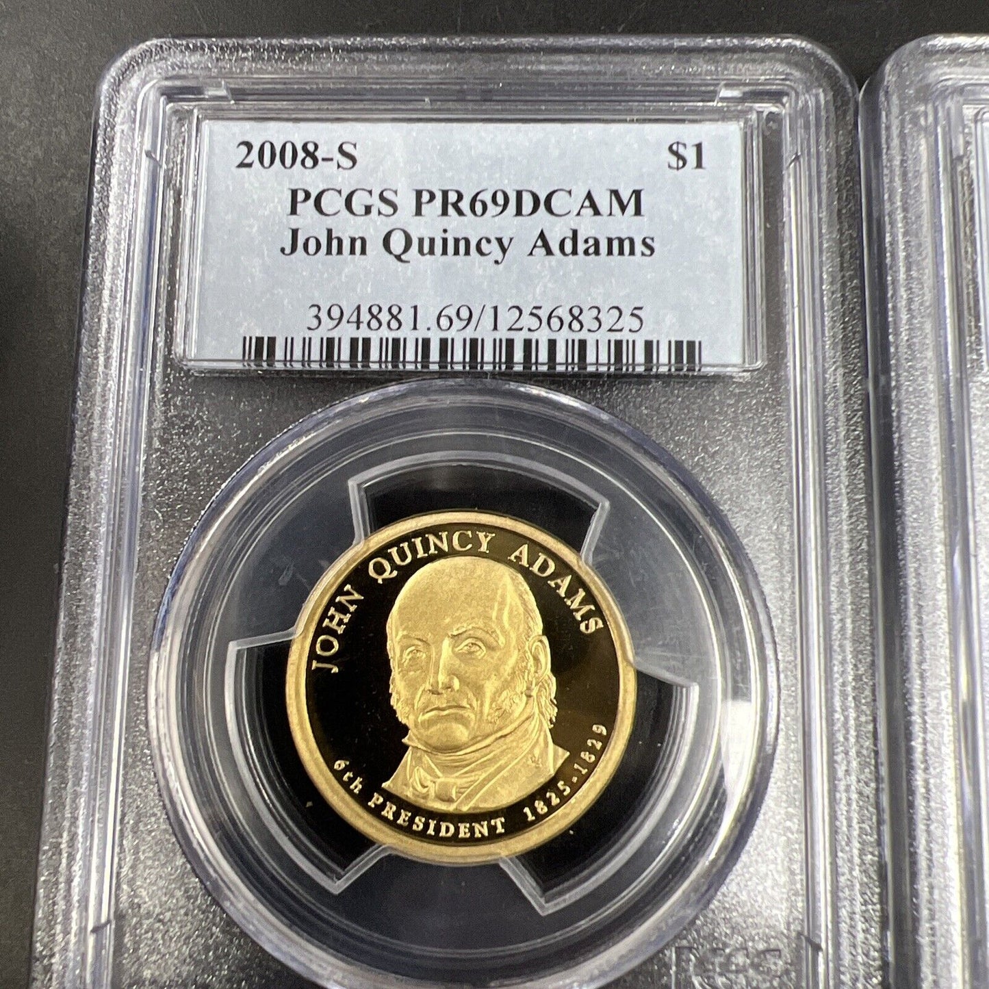 4 Coin Presidential PCGS Proof Set 2008 S Adams Jackson Monroe Van Buren PR69