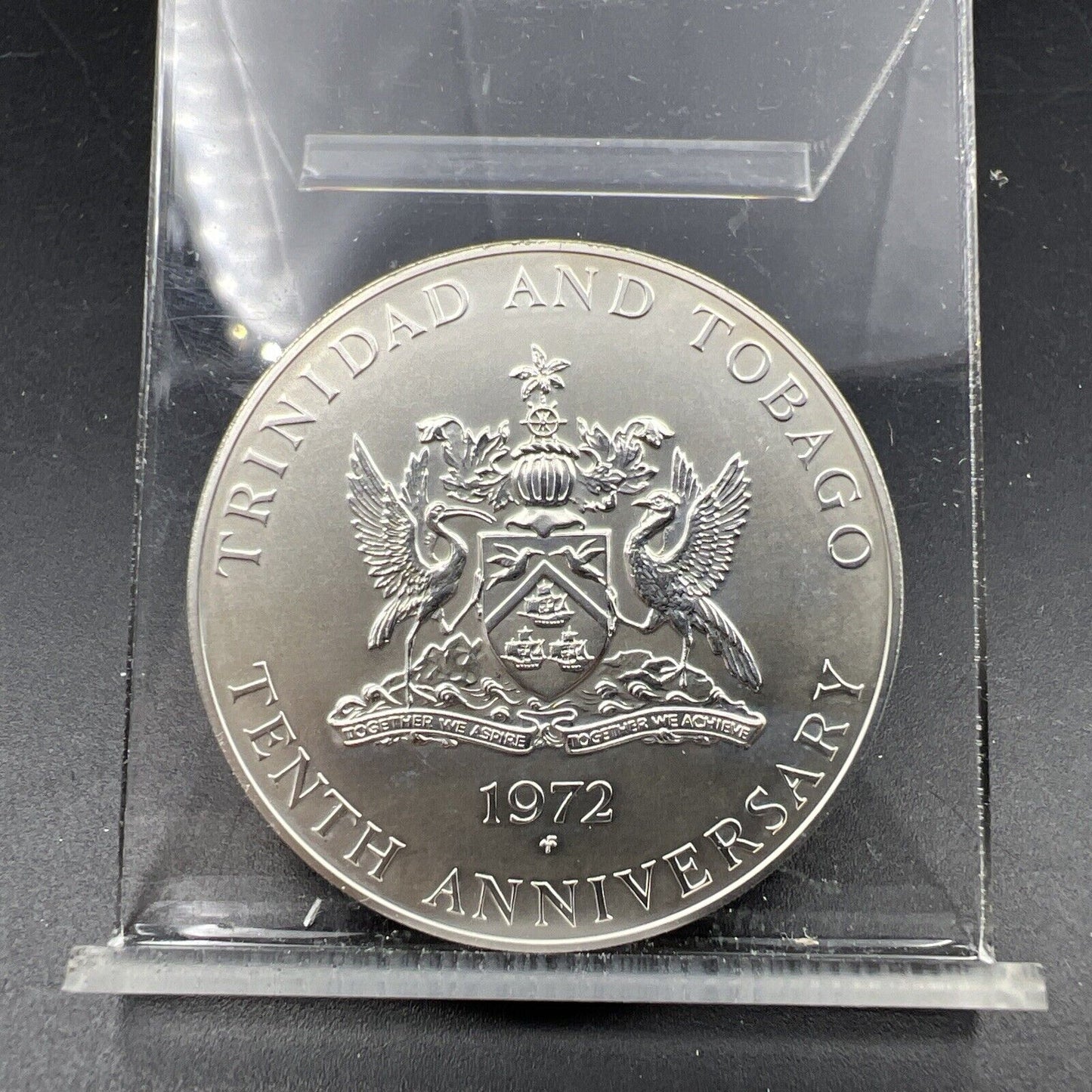 1972 FM Trinidad and Tobago Gem Satin BU Strike SMS Mintage 250 Coins