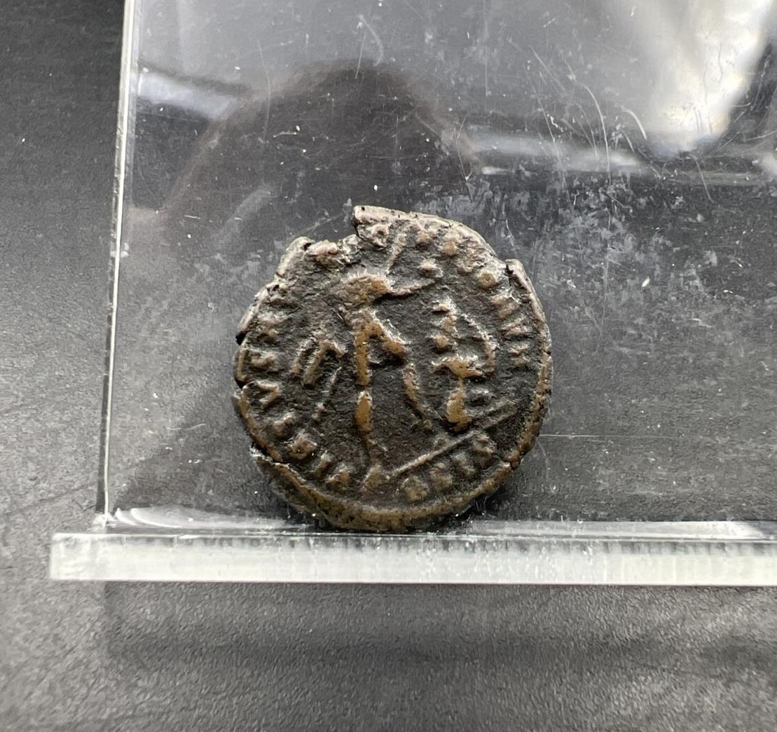Constantius II AE3 Ancient Roman Bronze Coin c. 350 BC Fine SKU#52224BB