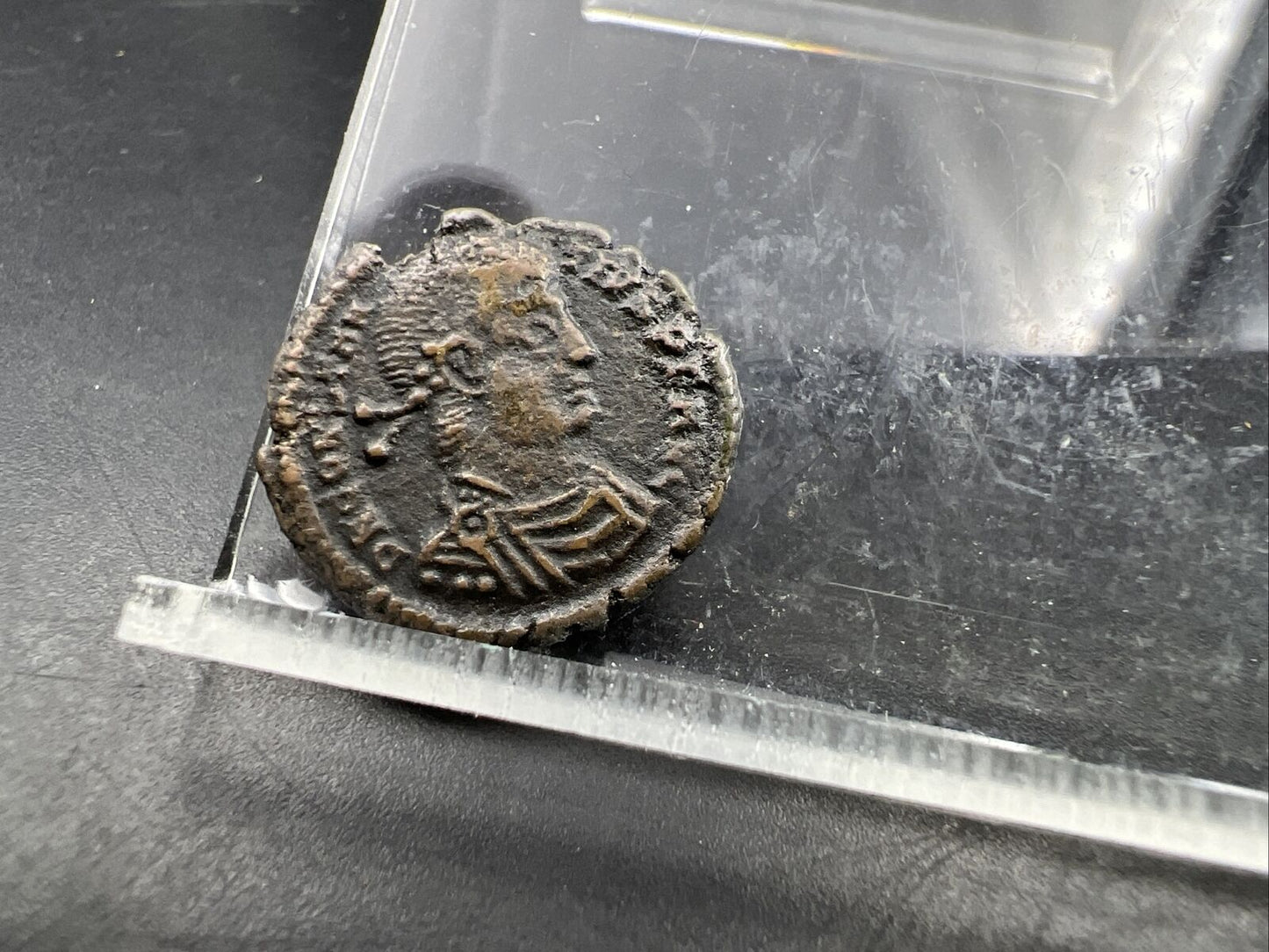Constantius II AE3 Ancient Roman Bronze Coin c. 350 BC Fine SKU#52224BB
