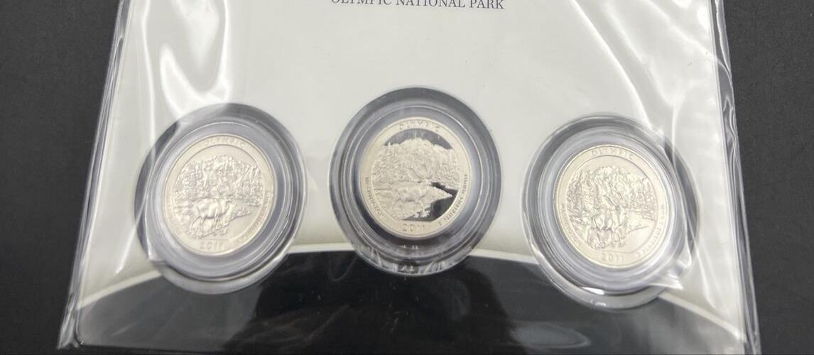2011 Olympic 3 Coin P D S Business & Proof ATB Quarter Set US Mint OGP Sealed #B