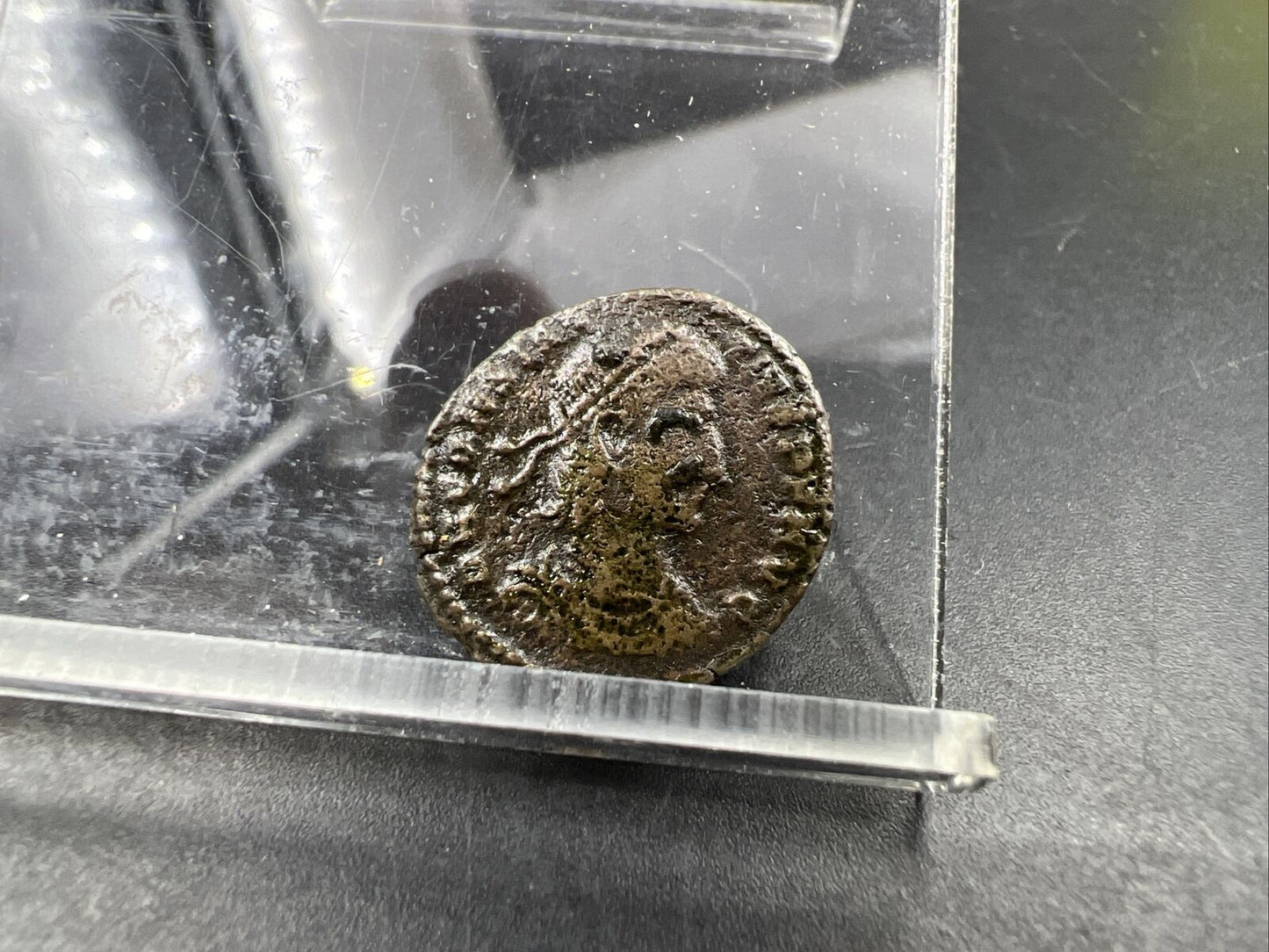Constantius II AE3 Ancient Roman Bronze Coin c. 350 BC VG SKU#620246Ab