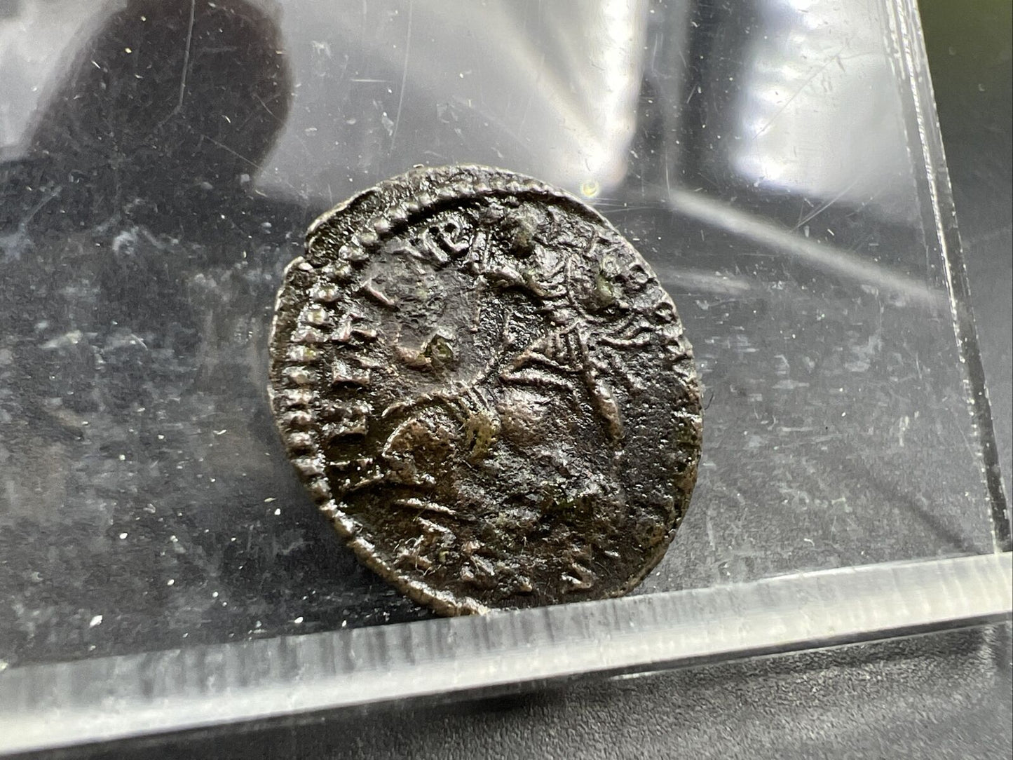 Constantius II AE3 Ancient Roman Bronze Coin c. 350 BC VG SKU#620246Ab