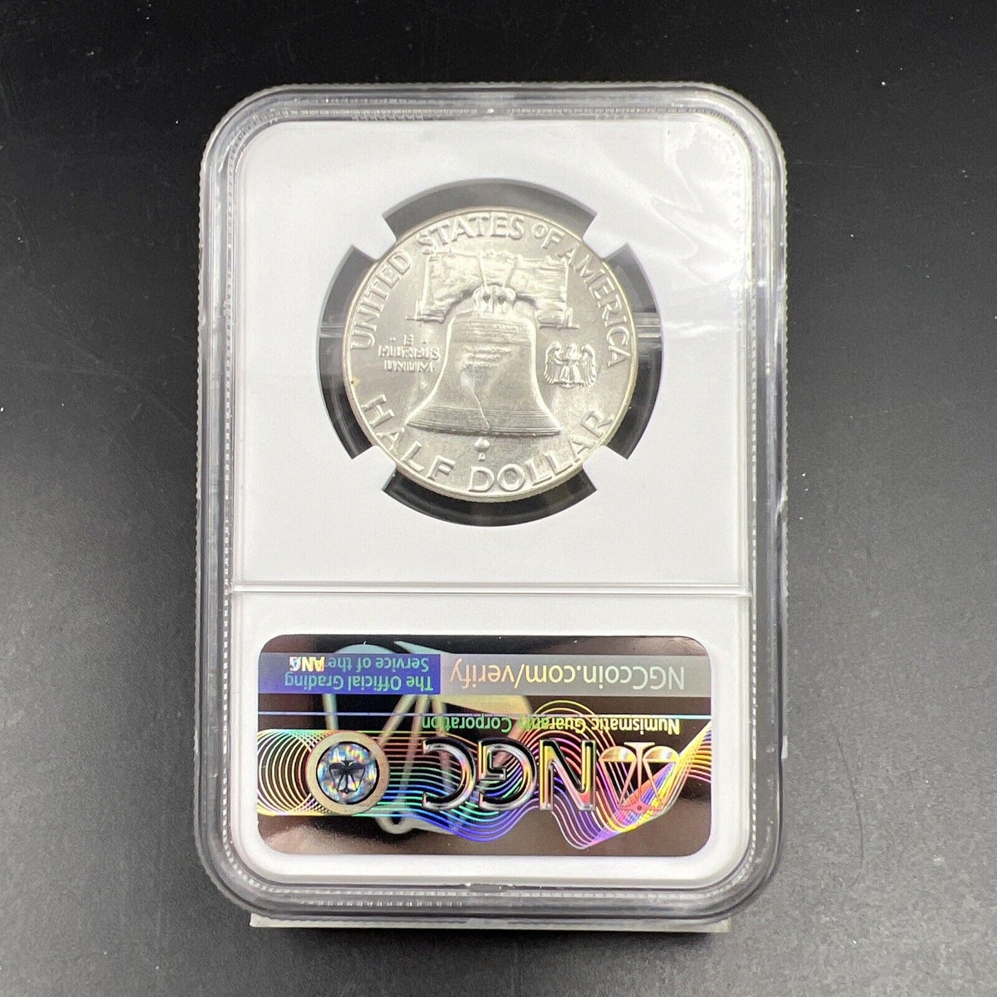 1954 P US Franklin Silver Half Dollar Coin NGC MS64 FBL Choice BU #006