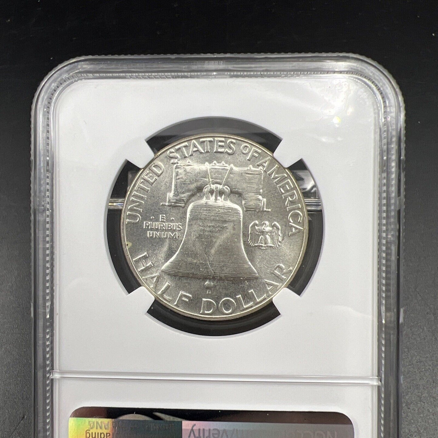 1954 P US Franklin Silver Half Dollar Coin NGC MS64 FBL Choice BU #006