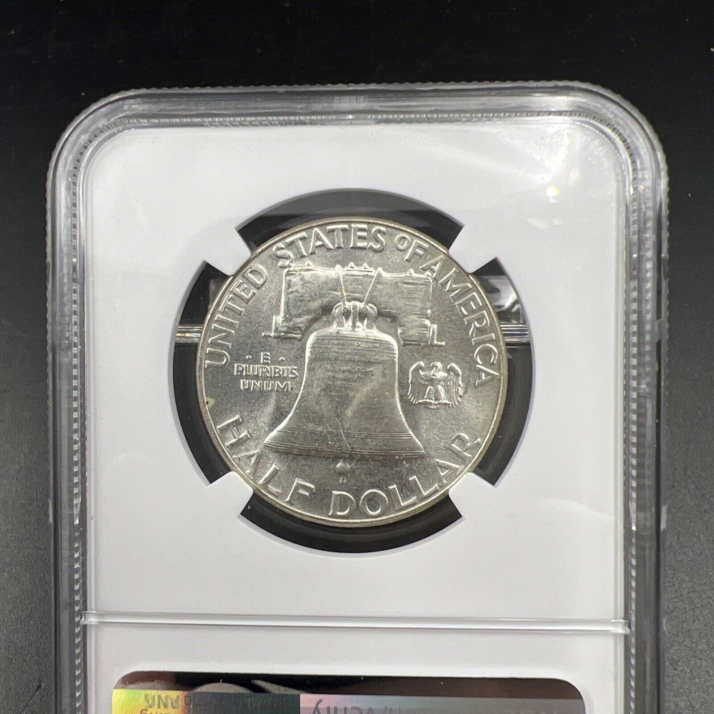 1954 P US Franklin Silver Half Dollar Coin NGC MS64 FBL Choice BU #006
