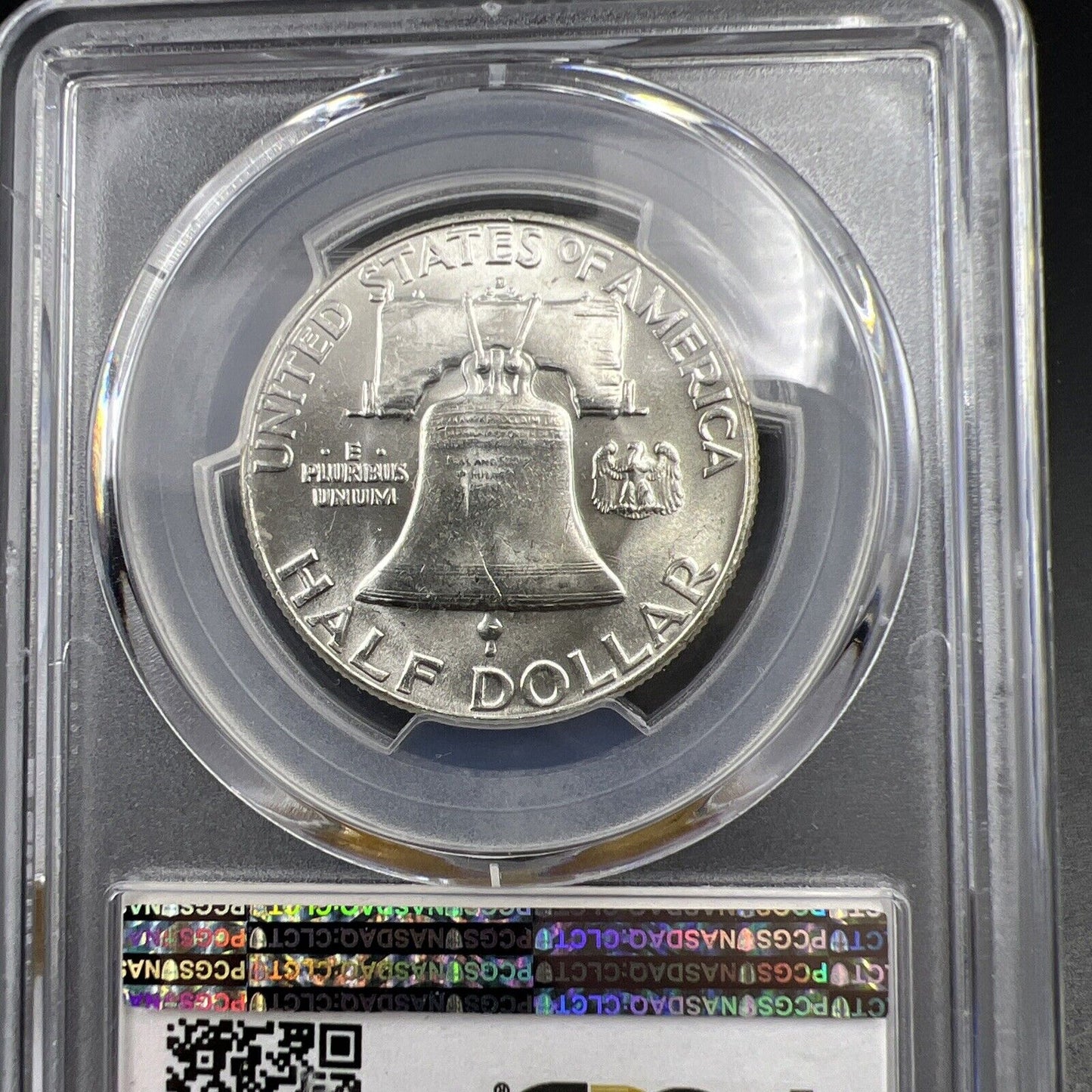 1954 D US Franklin Silver Half Dollar Coin PCGS MS64 CH Choice BU Certified