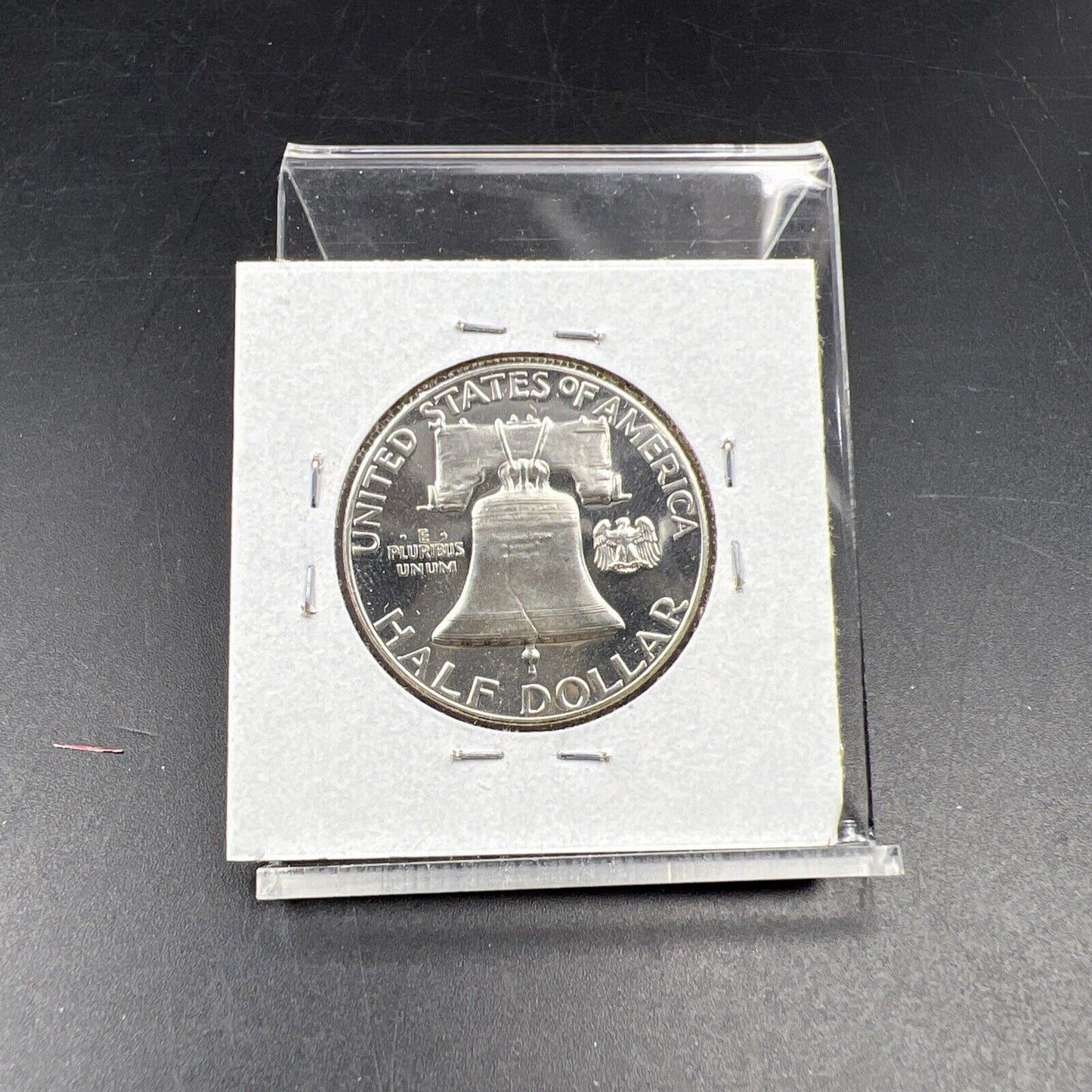 1956 P Franklin Silver Half Dollar Coin Nice Gem Proof Cameo Type 2 Variety