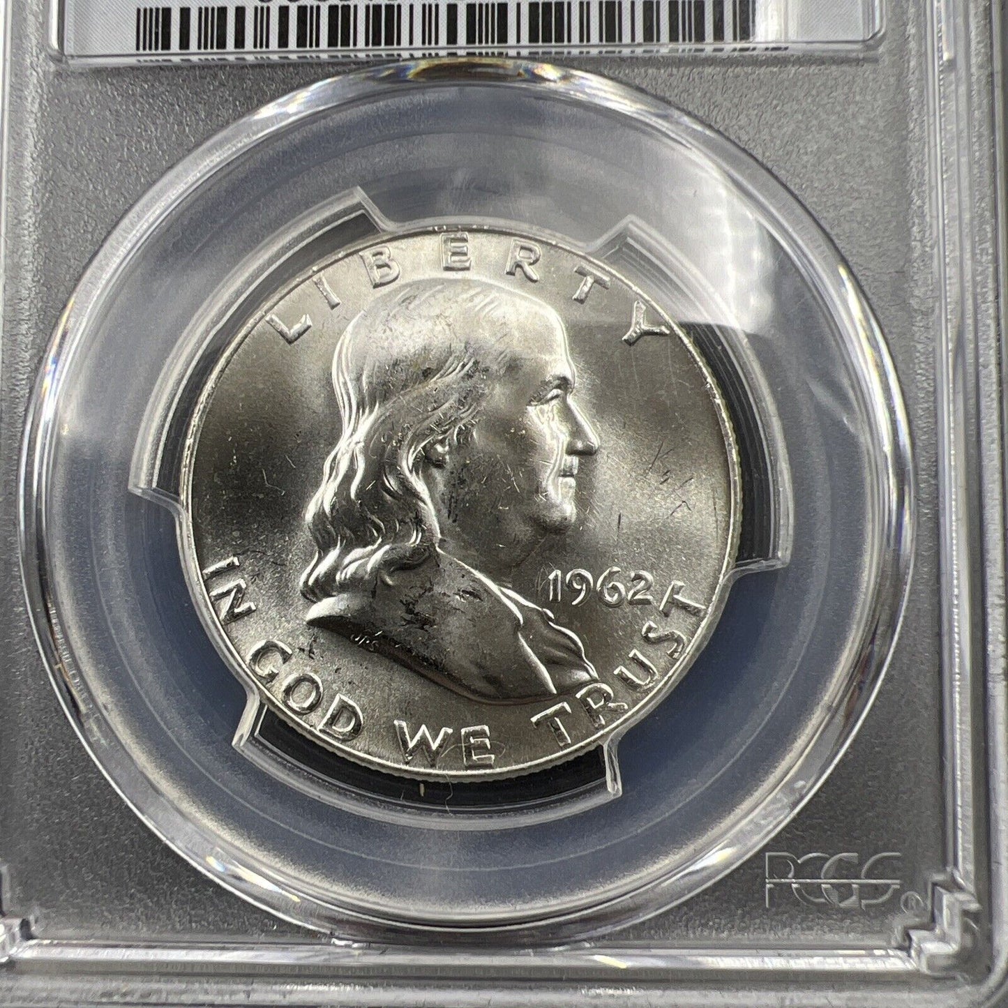 1962 D US Franklin Silver Half Dollar Coin PCGS MS64 CH Choice BU Certified