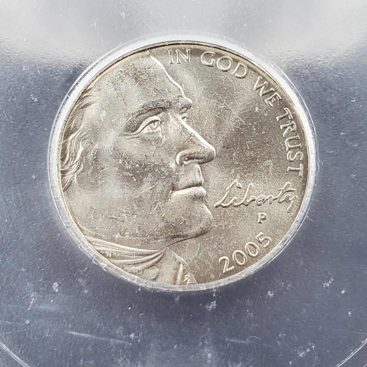 2005 P Mint Nickel Ocean View 5c Five Cent Coin MS67 Gem BU Certified ICG