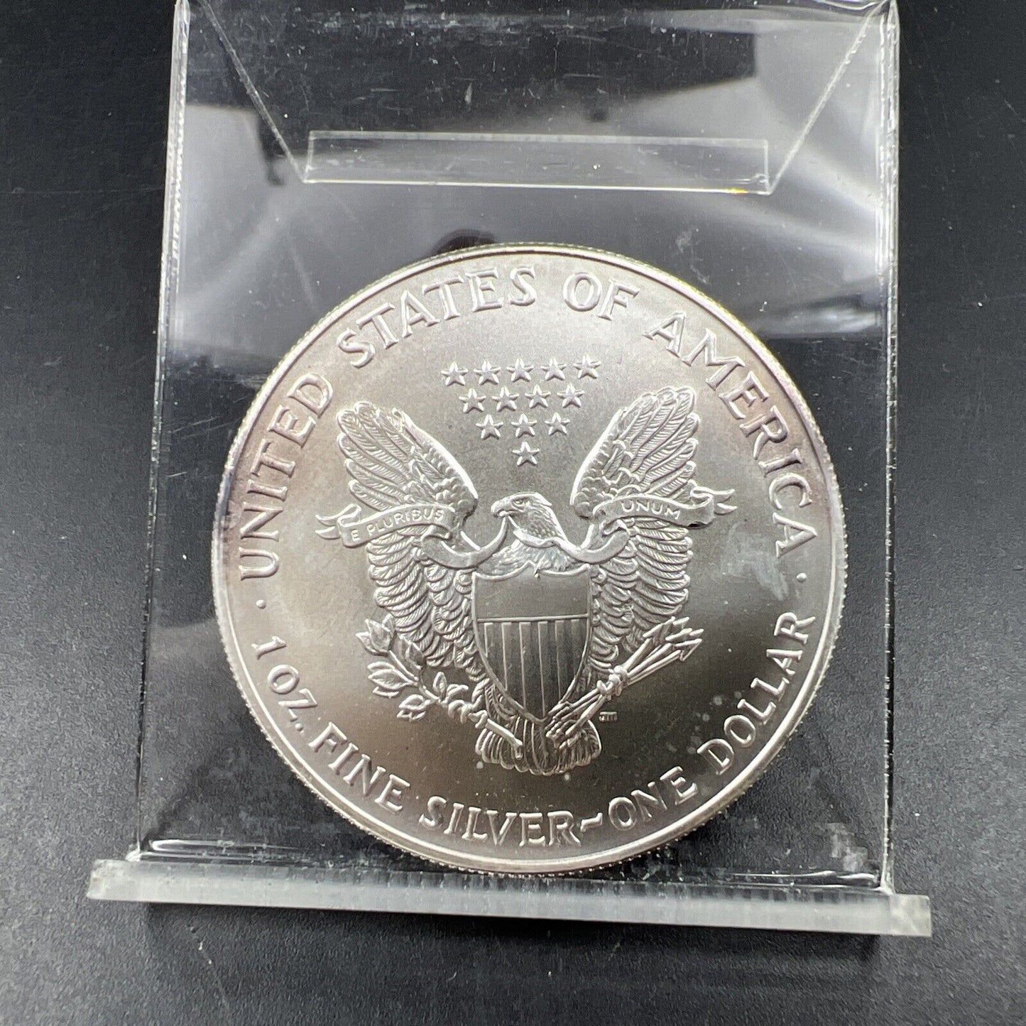 1993 1 oz ASE American Silver Eagle Coin Nice Toning Toner Obverse
