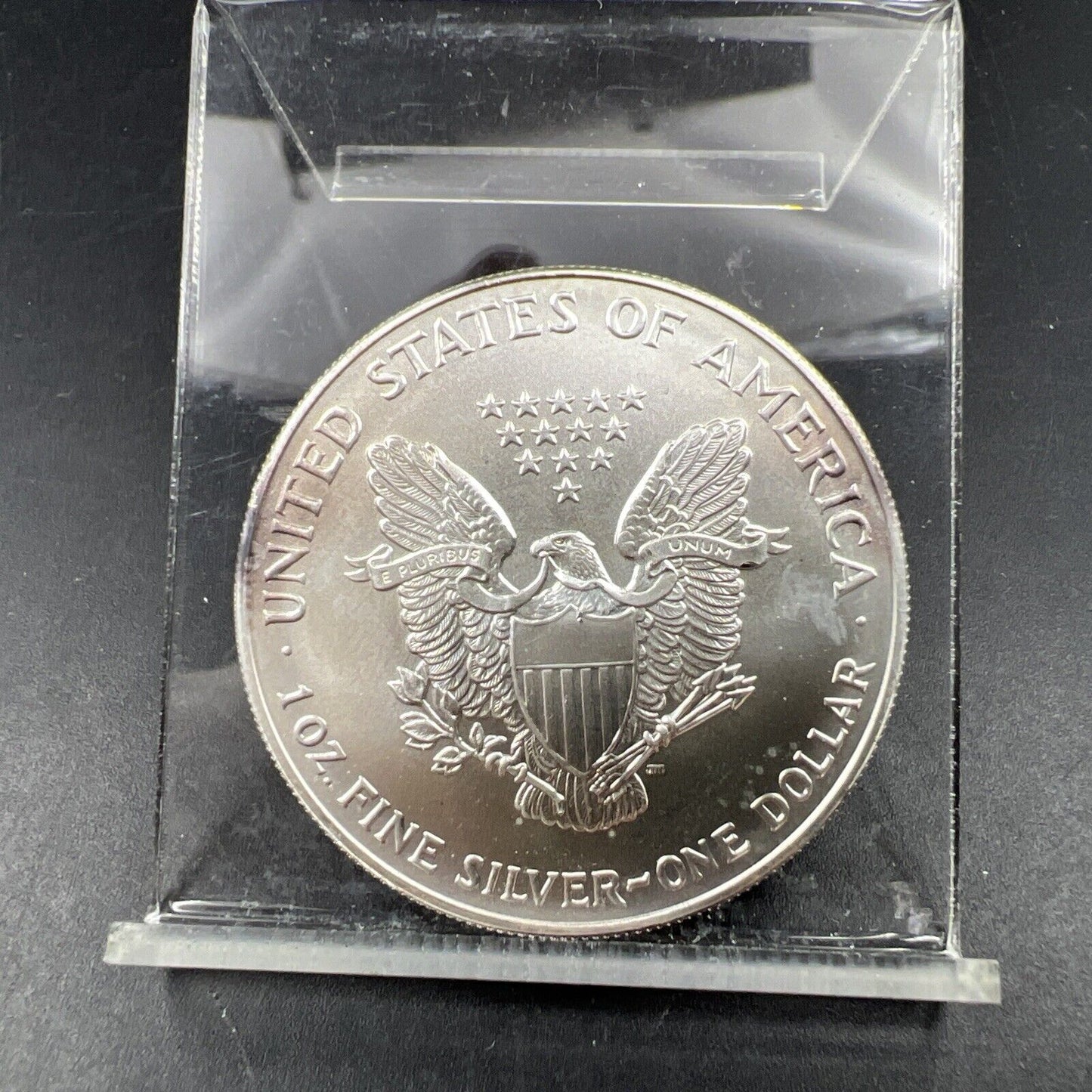 1993 1 oz ASE American Silver Eagle Coin Nice Toning Toner Obverse