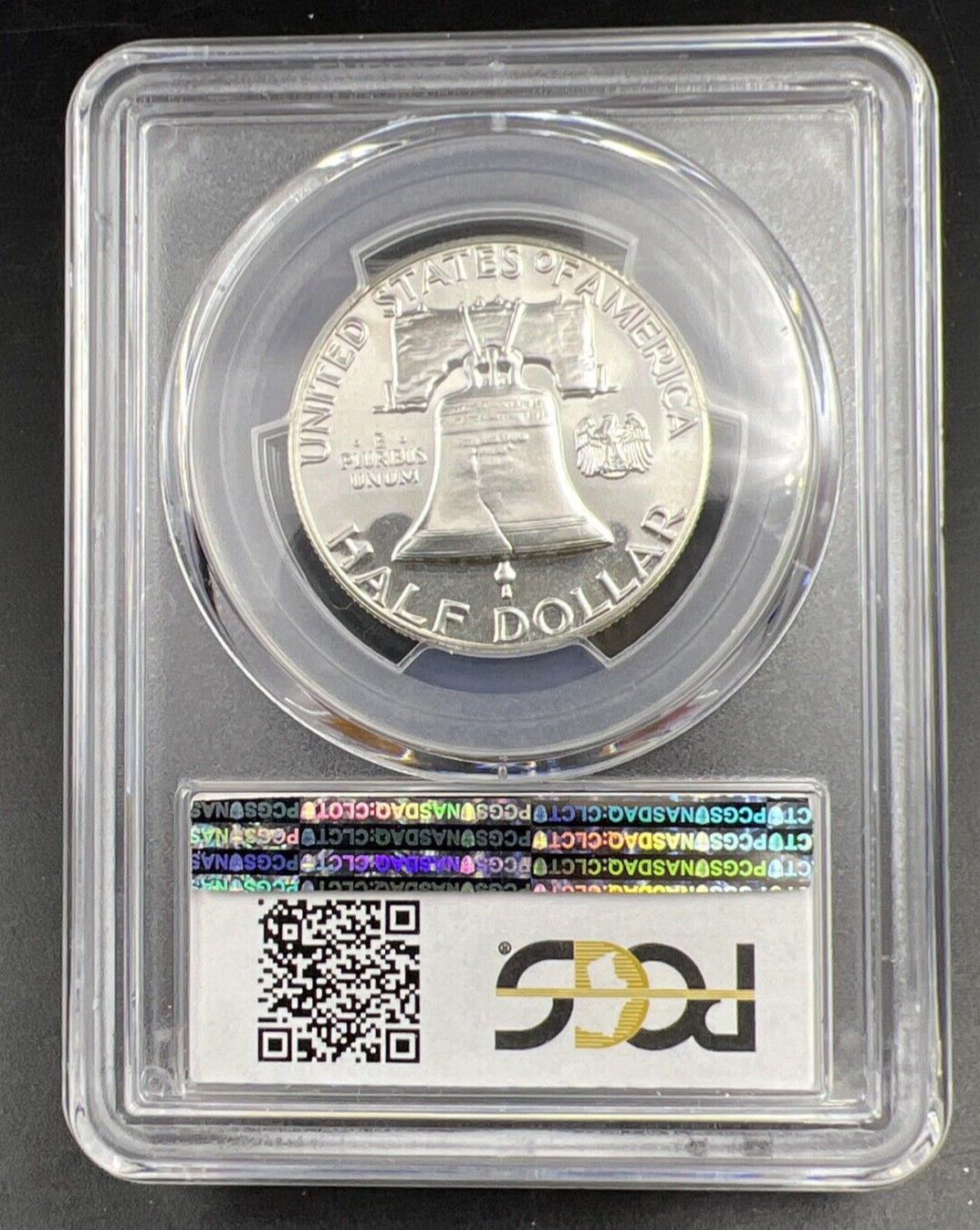 1962 US Franklin Silver Half Dollar Coin PCGS PR66 Gem Proof Certified