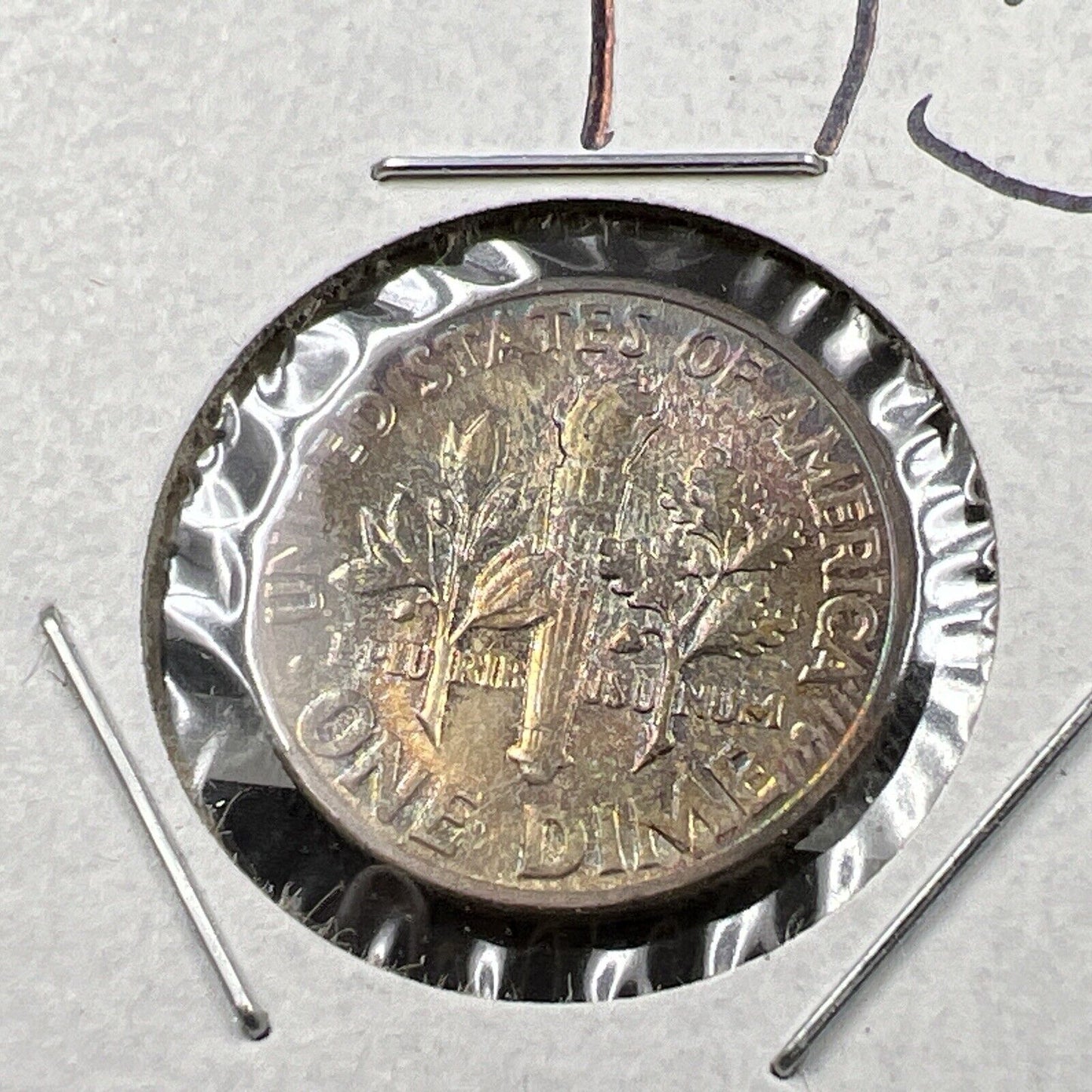 1956 P 10c Roosevelt Dime Coin CH BU PQ Nice Original Toning Toner SKU#GN3
