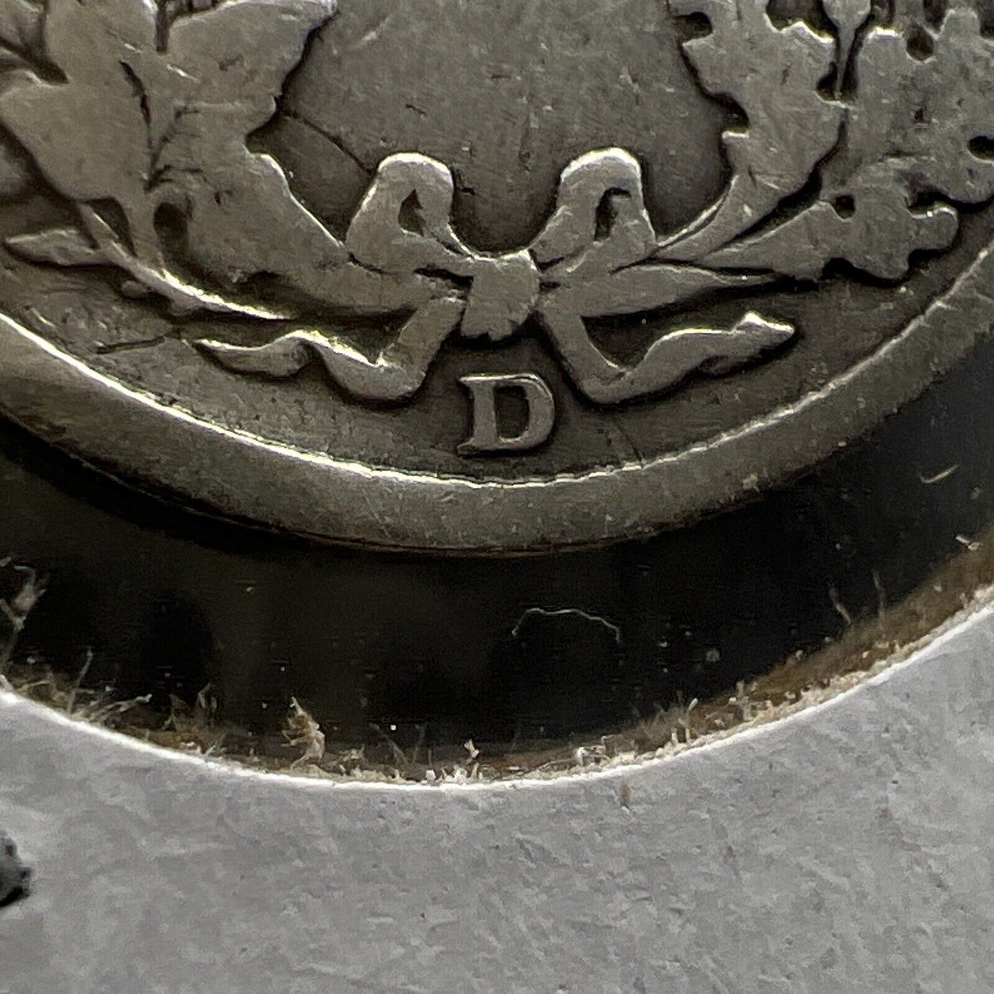 1912 D D/D Barber Silver Dime Coin FS-501 RPM Repunched Mint Mark VG Circ