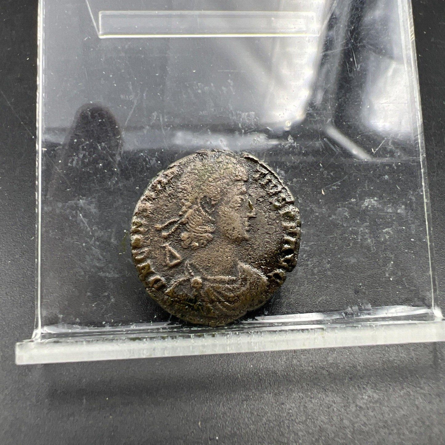 Constantius II AE 3 Nummus Coin c. 348 - 350 AD VG Circ SKU#32124S