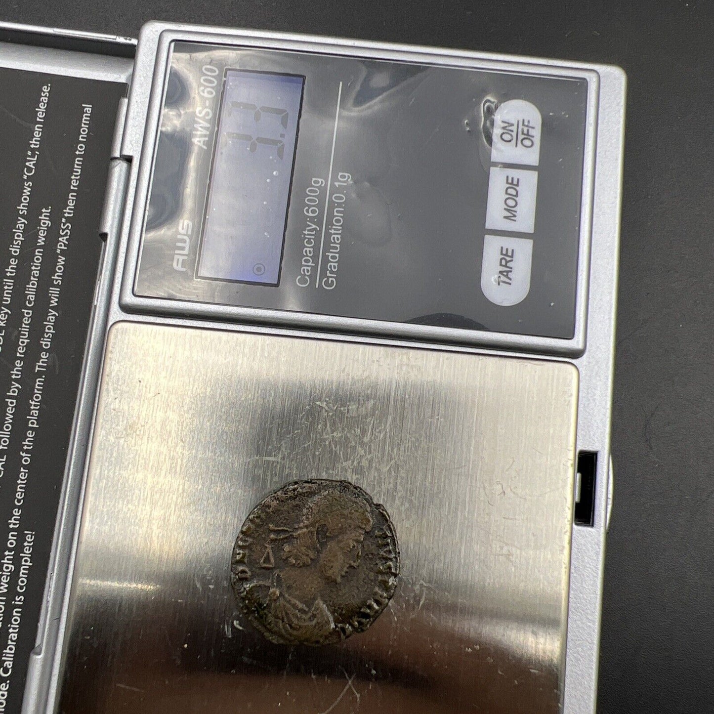 Constantius II AE 3 Nummus Coin c. 348 - 350 AD VG Circ SKU#32124S