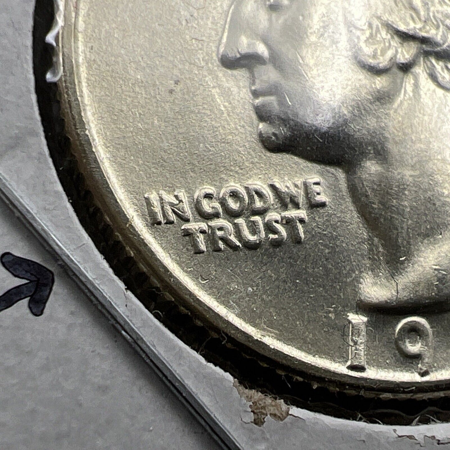 1951 D 25c Washington Silver Quarter Coin Choice BU UNC FS-101 DDO Double Die