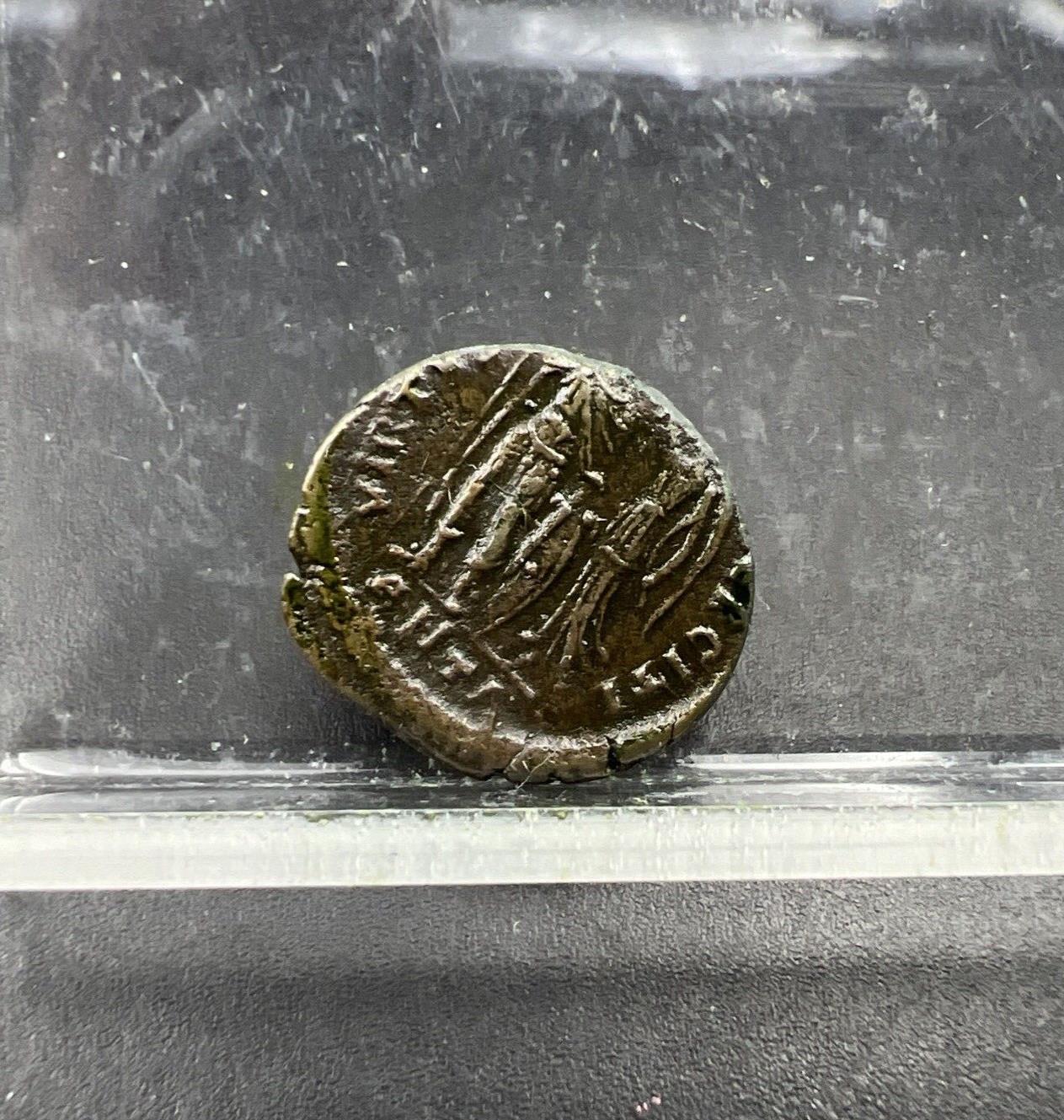 Arcadius 1 I The First AE 4 ancient Roman Bronze Coin CH VF SKU#32124T