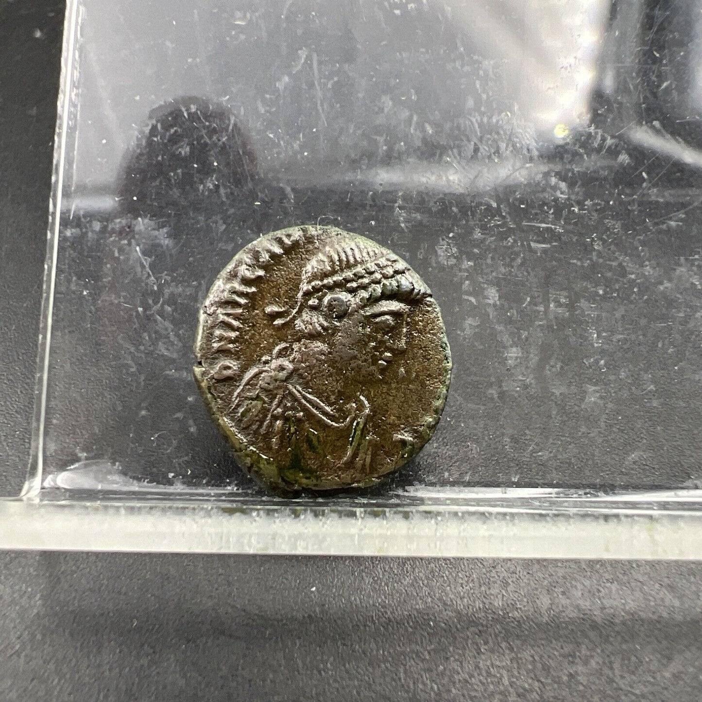Arcadius 1 I The First AE 4 ancient Roman Bronze Coin CH VF SKU#32124T