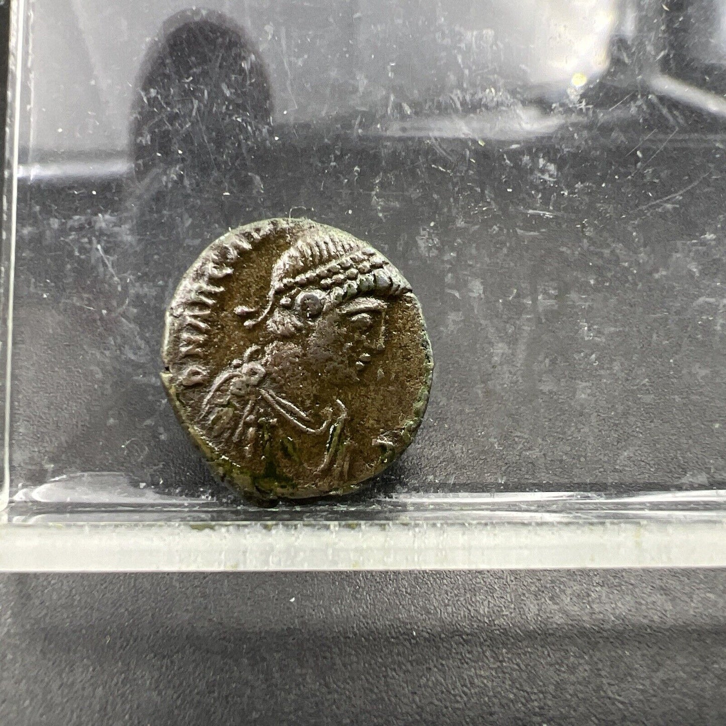 Arcadius 1 I The First AE 4 ancient Roman Bronze Coin CH VF SKU#32124T
