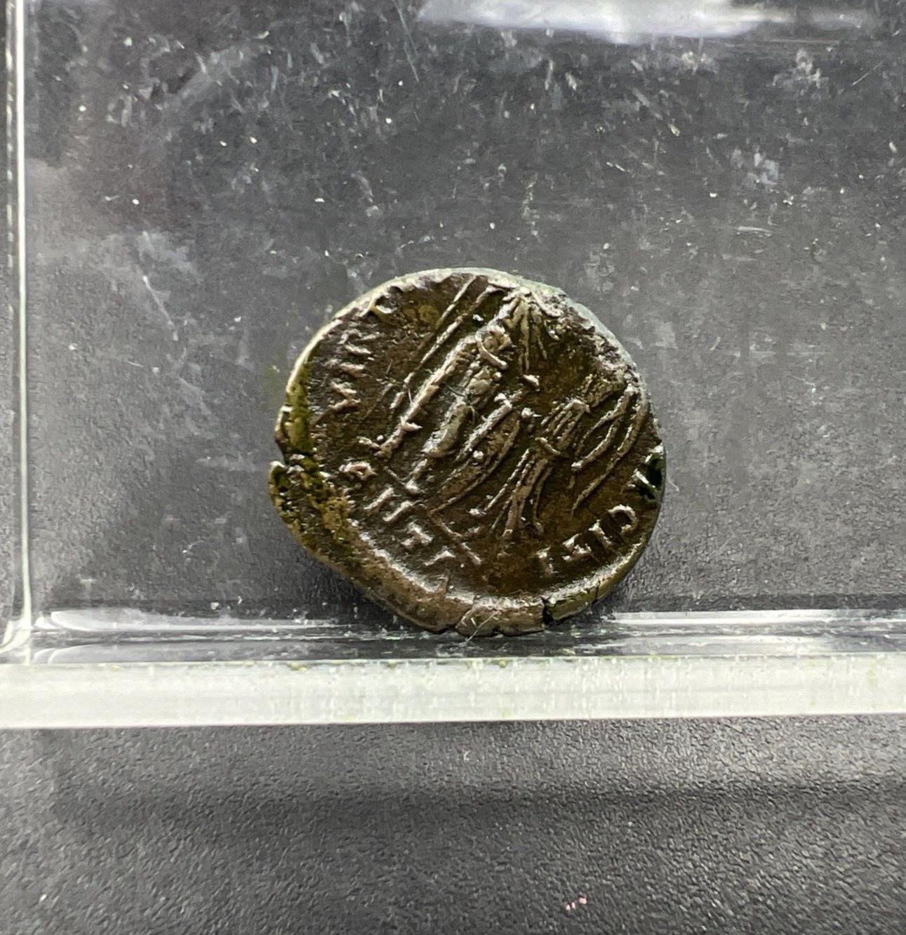 Arcadius 1 I The First AE 4 ancient Roman Bronze Coin CH VF SKU#32124T