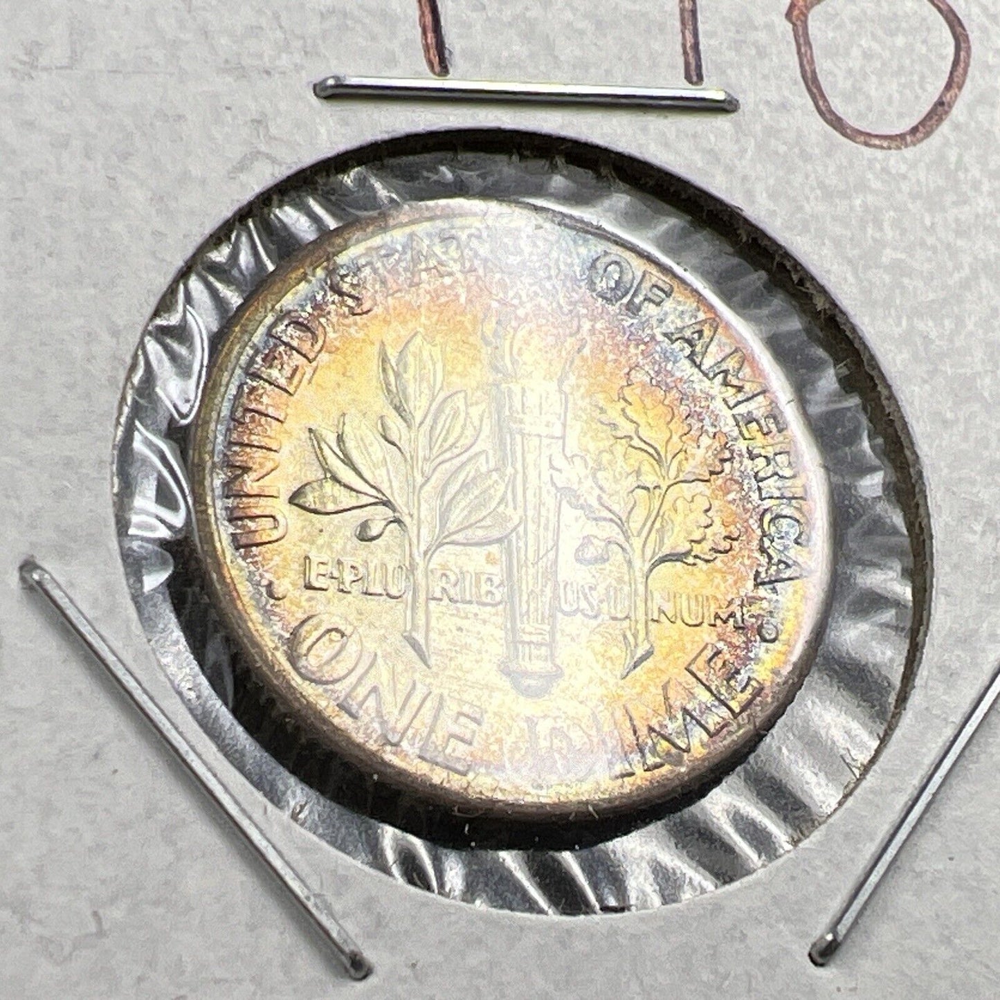 1962 P 10c Roosevelt Dime Coin CH BU PQ * Original Toning Toner SKU#GN3