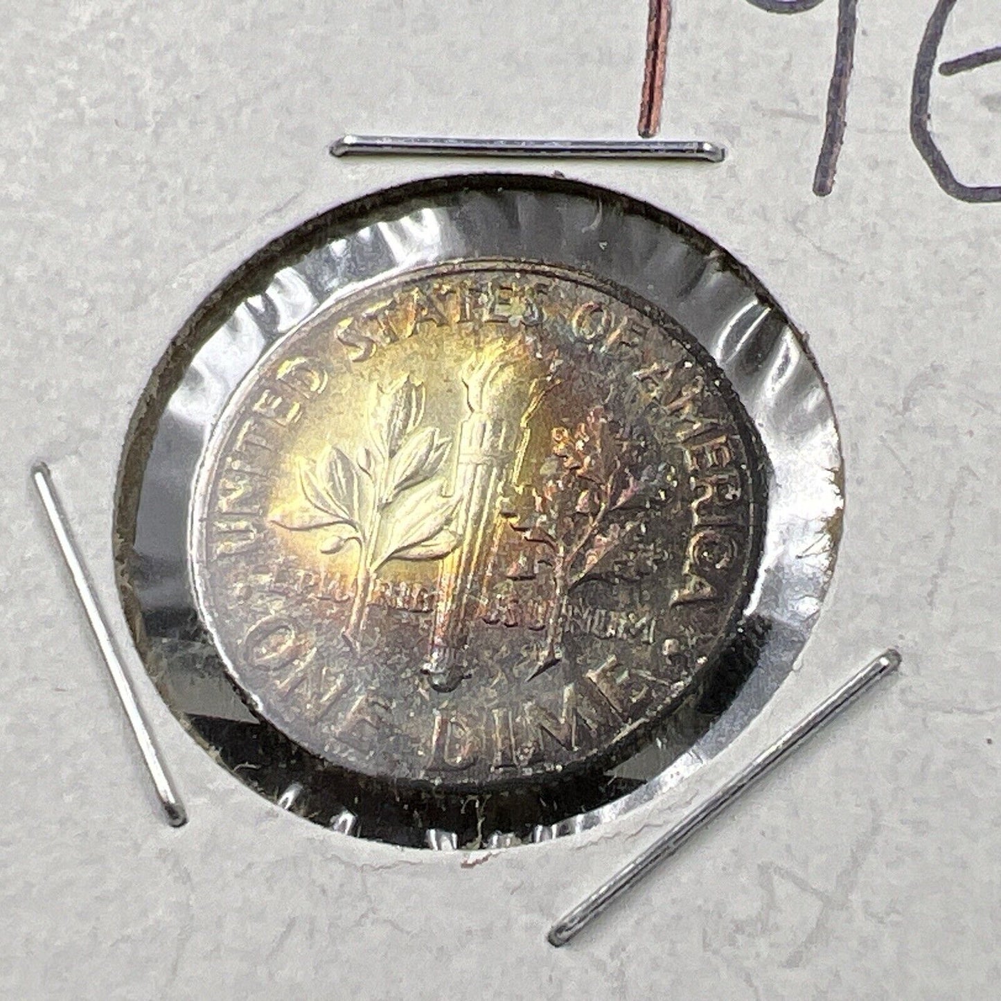 1964 P 10c Roosevelt Dime Coin CH BU PQ Nice Neat Original Toning Toner SKU#OG3