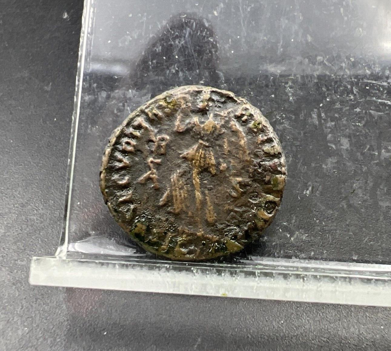 VALENS c. 364 - 367 AD Æ AE 3 Roman Bronze Nummus VG Circ SKU#32124W